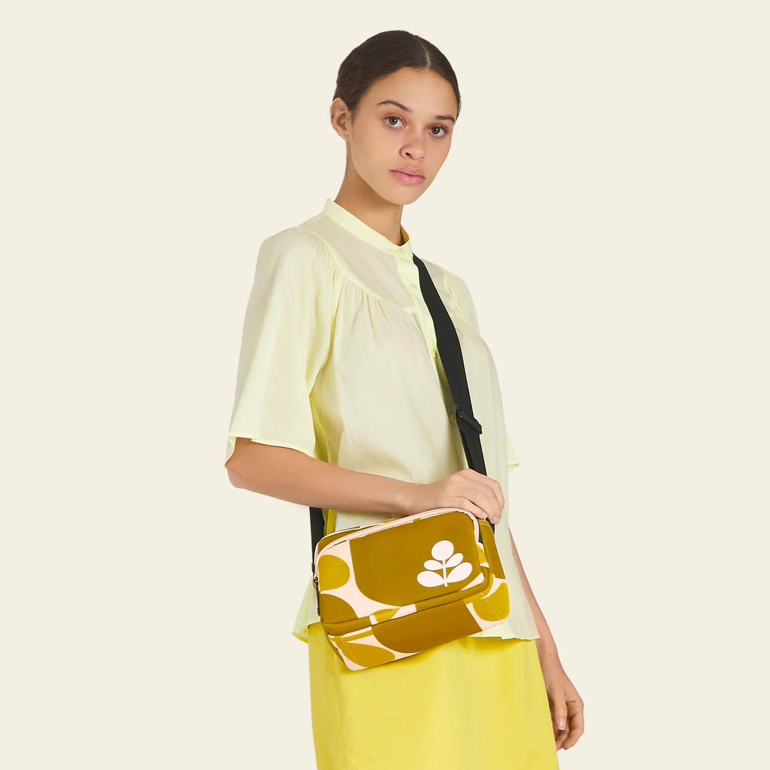 Angle Camera Bag - Block Flower Sunshine - Image 2