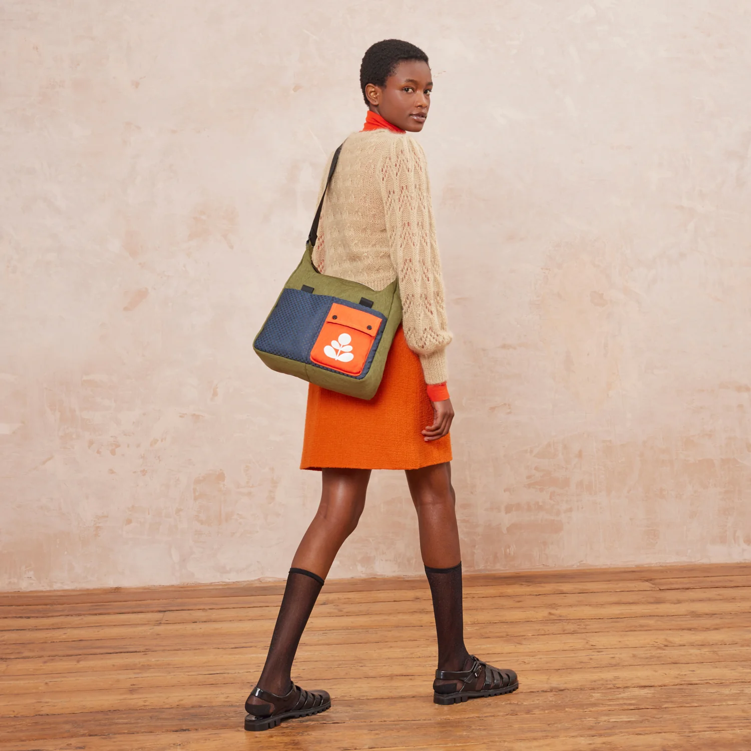 Area Hobo Crossbody - Colour Block Multi - Image 2