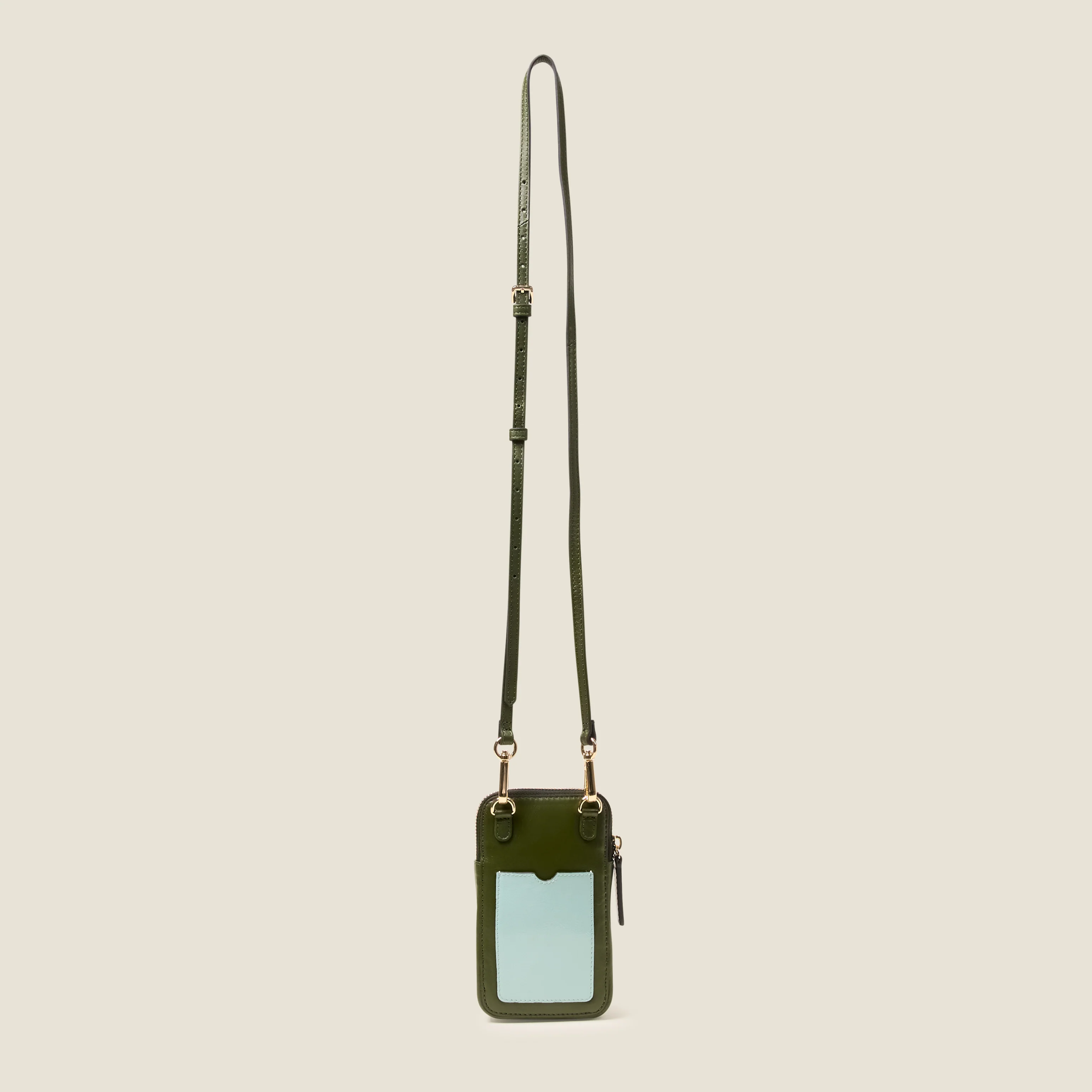 Ariel Leather Phone Case - Tile Emboss Forest - Image 3
