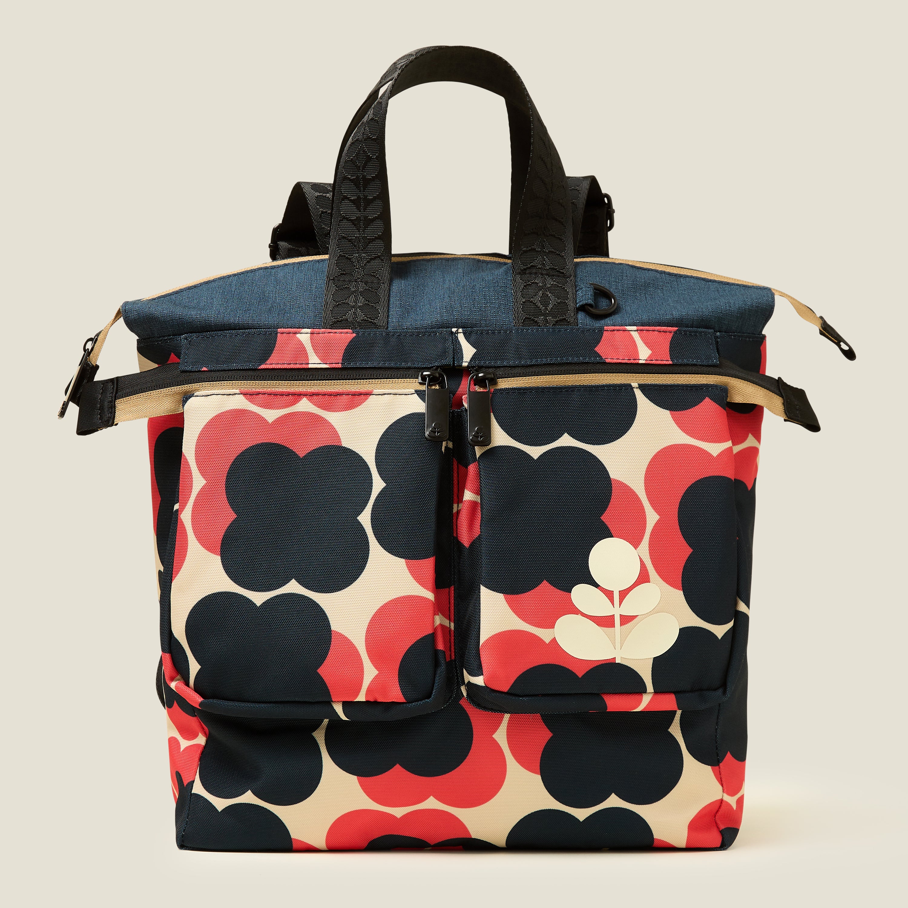Axis Backpack - Floating Flower Navy Red - Image 2