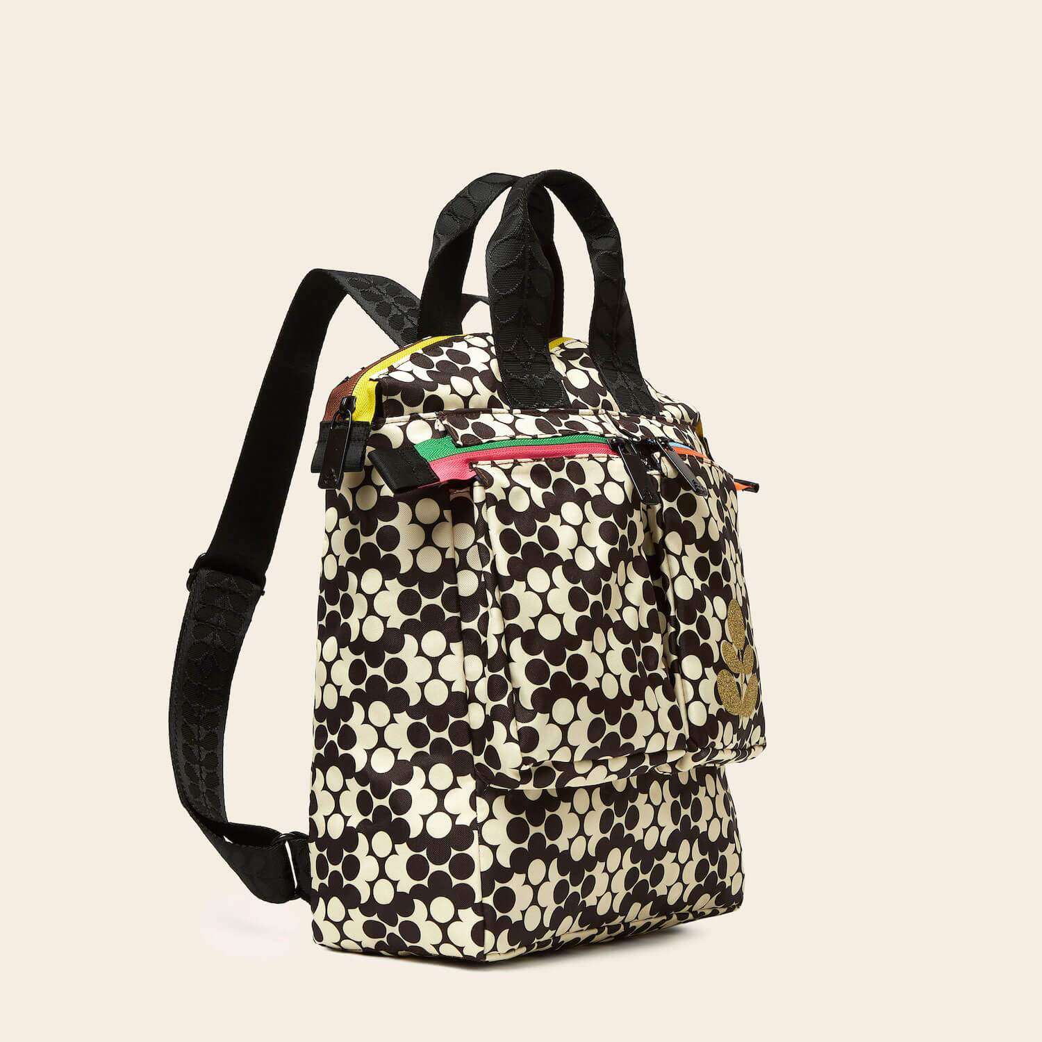 Axis Medium Backpack - Puzzle Flower Porcini - Image 3