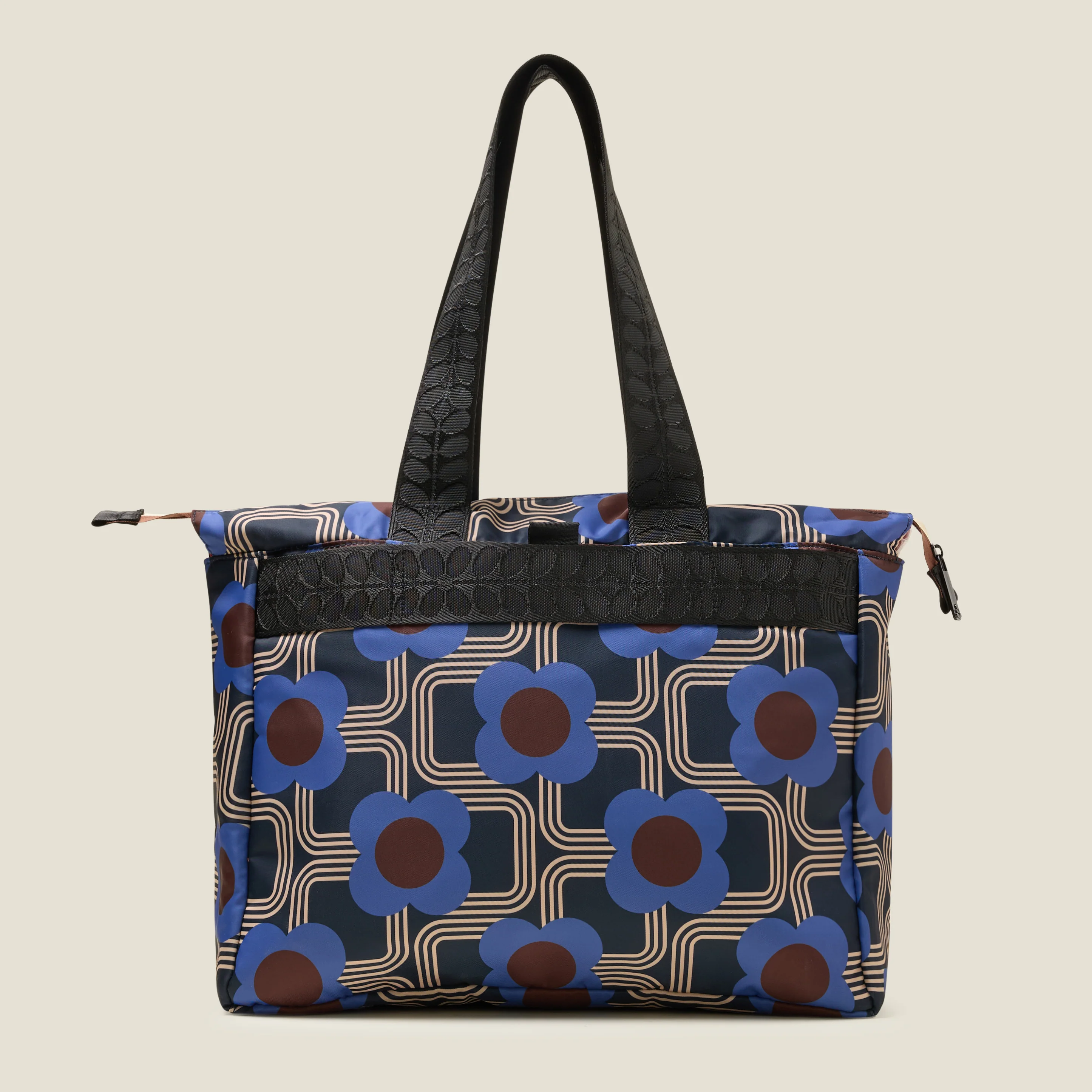 Axis Tote Bag - Electric Flora Cobalt - Image 4