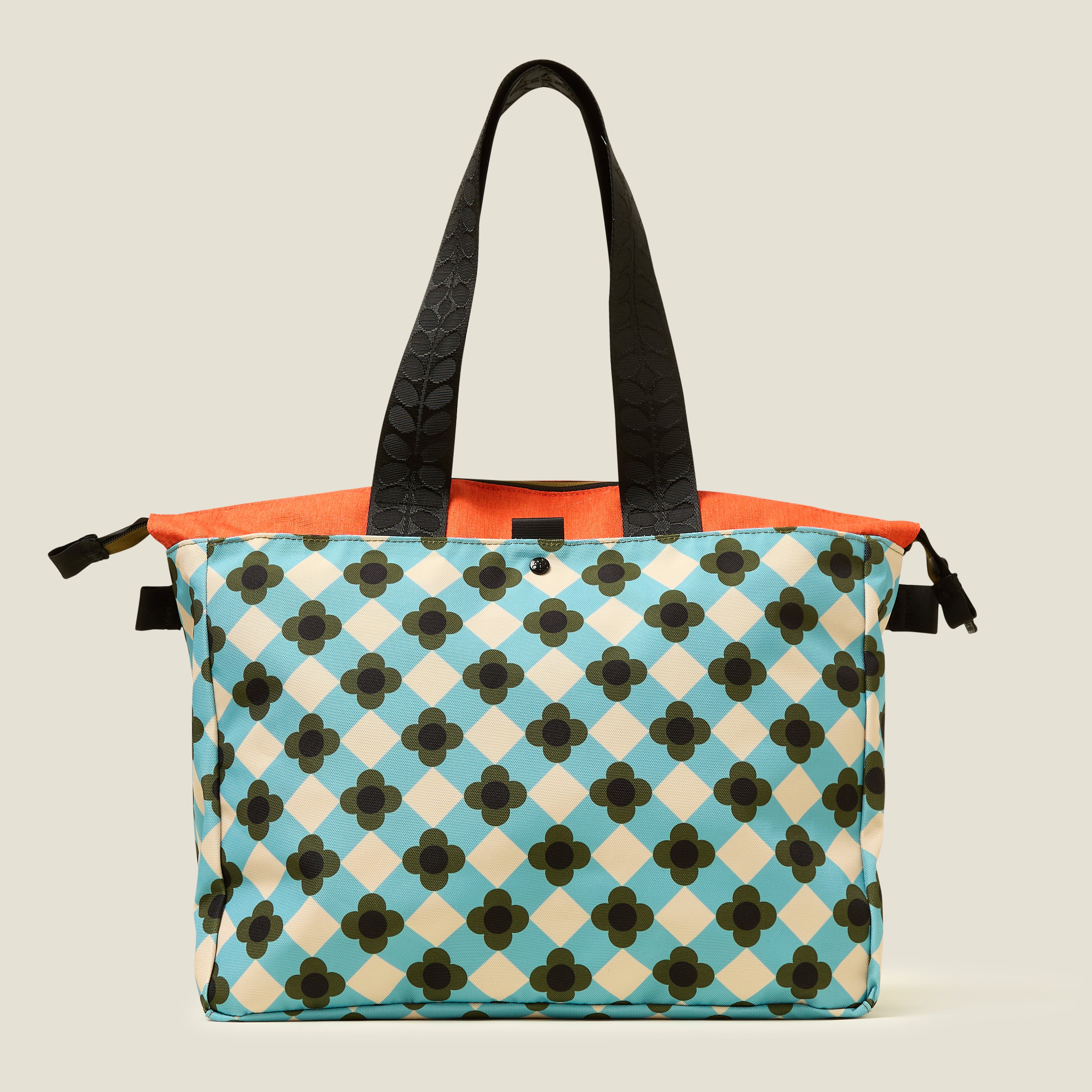 Axis Tote - Flower Check Ziggurat - Image 4