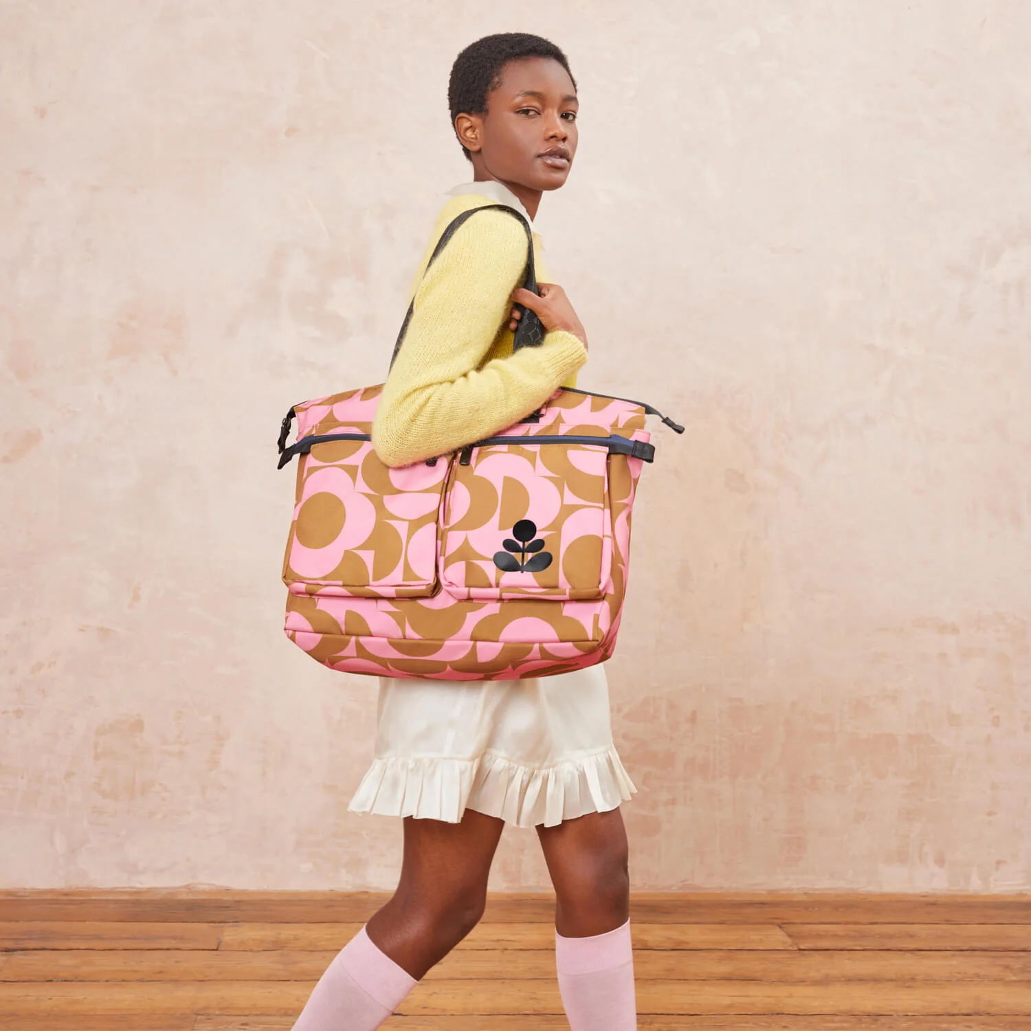 Axis Tote - Flower Prism Marshmallow - Image 2