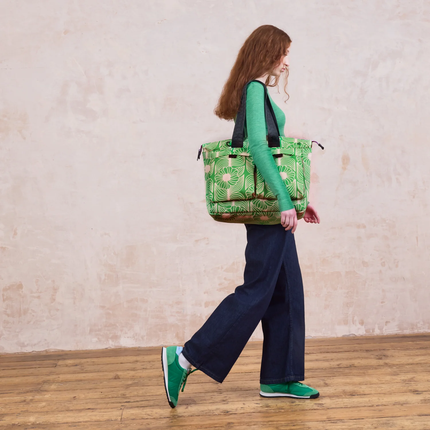 Axis Tote - Moonflower Spring Green - Image 6