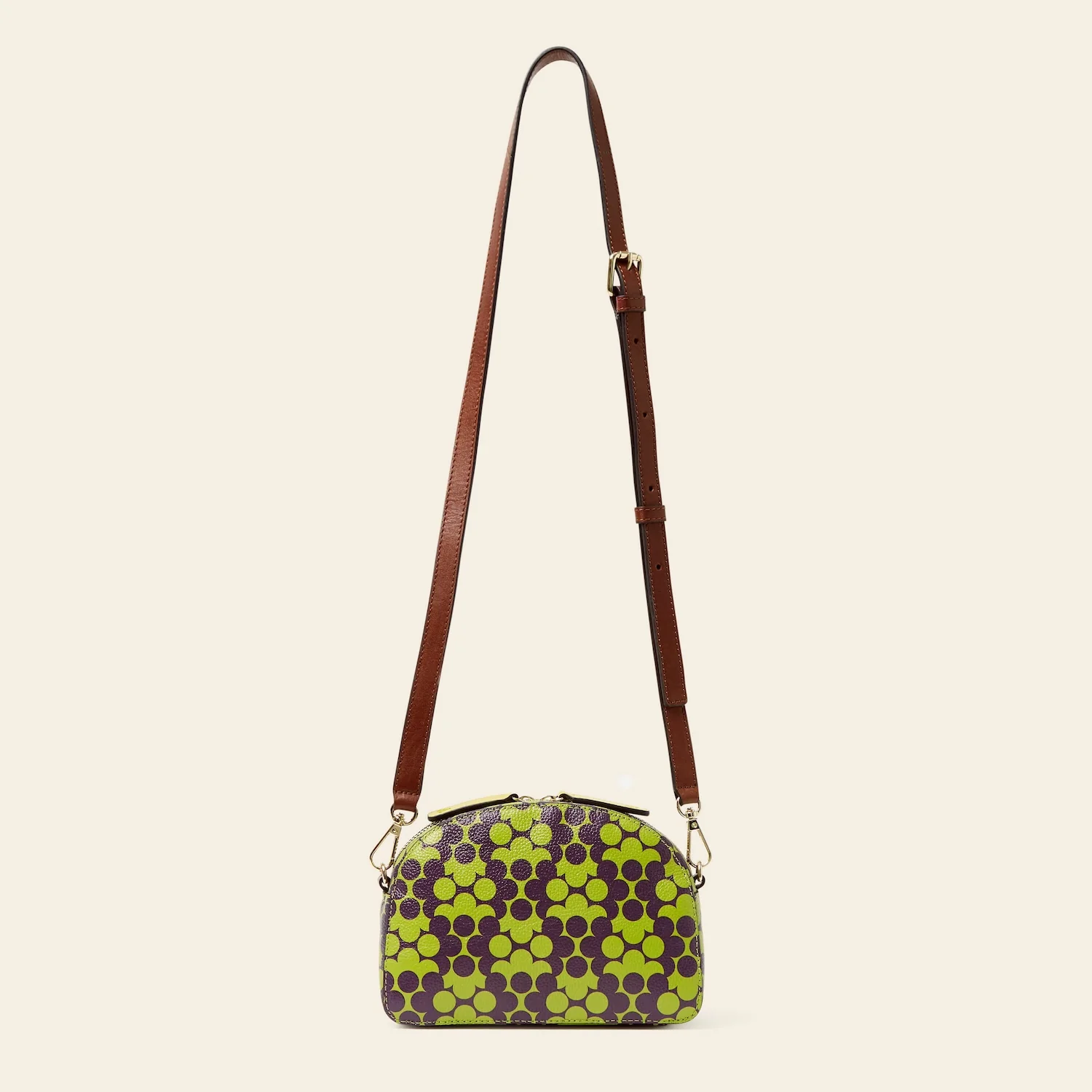 Babaluna Crossbody - Purple Puzzle Flower - Image 4