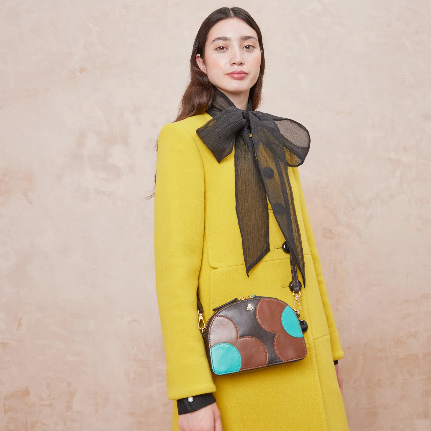Babaluna Crossbody - Spot Flower Walnut - Image 2