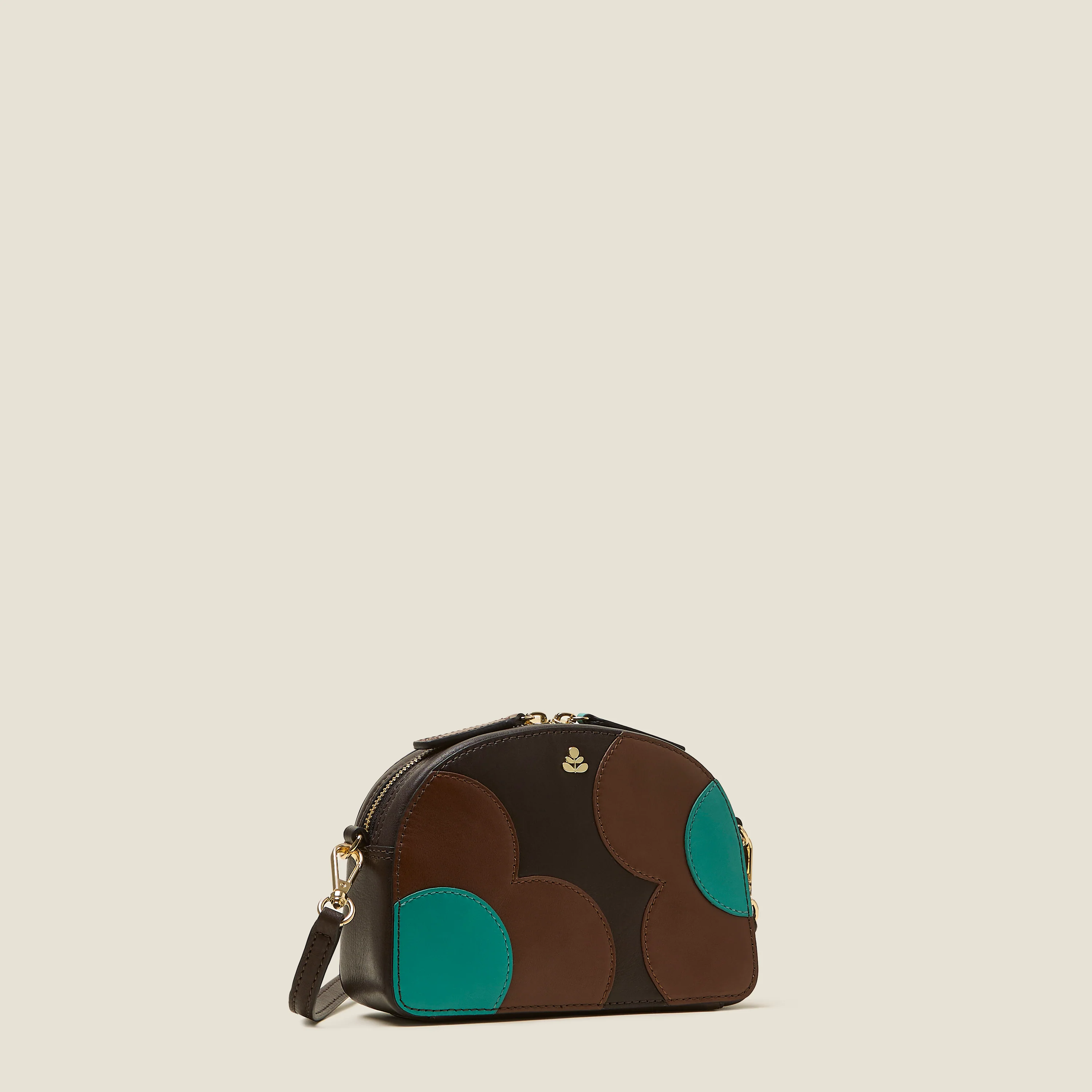 Babaluna Crossbody - Spot Flower Walnut - Image 3
