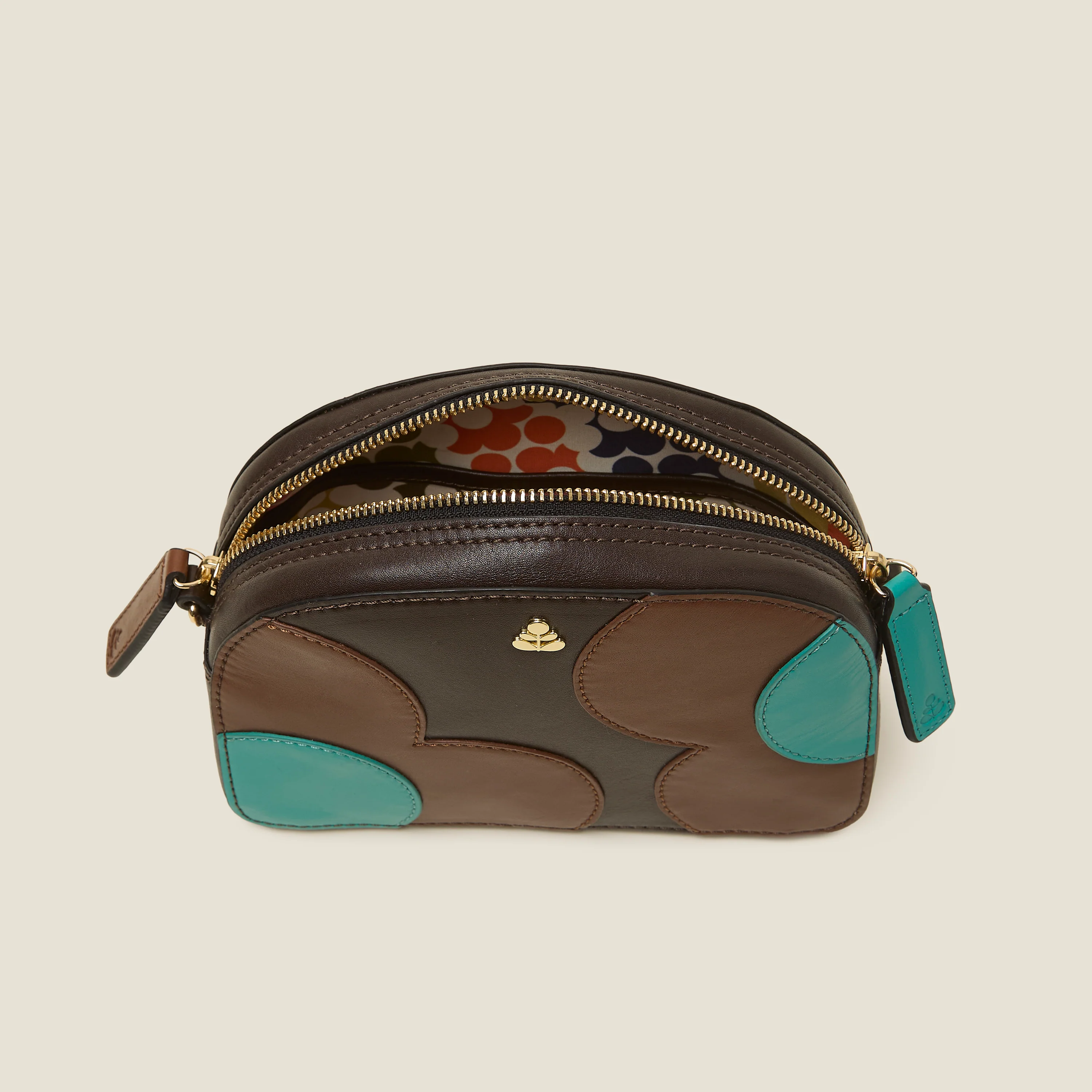 Babaluna Crossbody - Spot Flower Walnut - Image 5