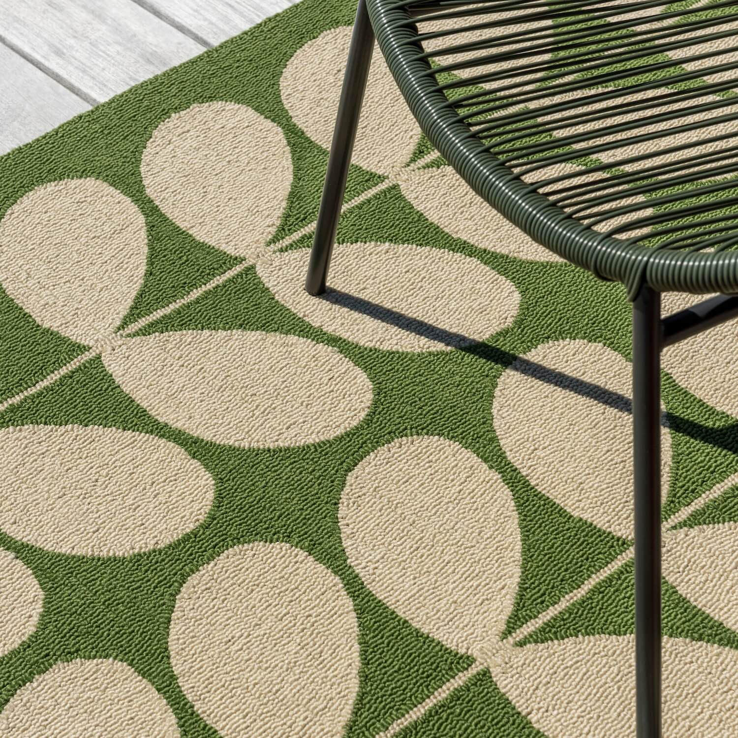 Basil Solid Stem Outdoor Rug - Image 2