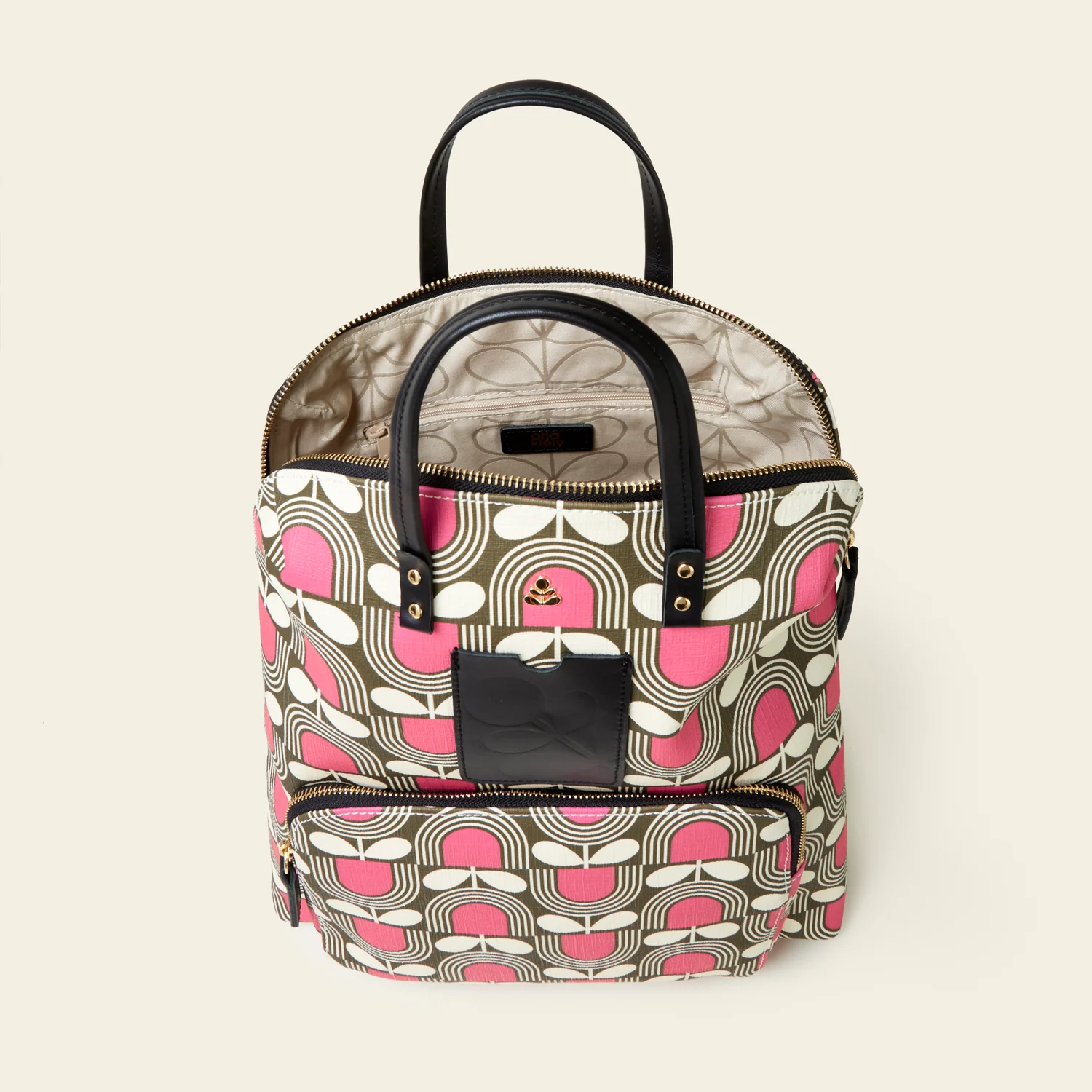 Bestie Backpack - Striped Tulip Fuchsia - Image 5
