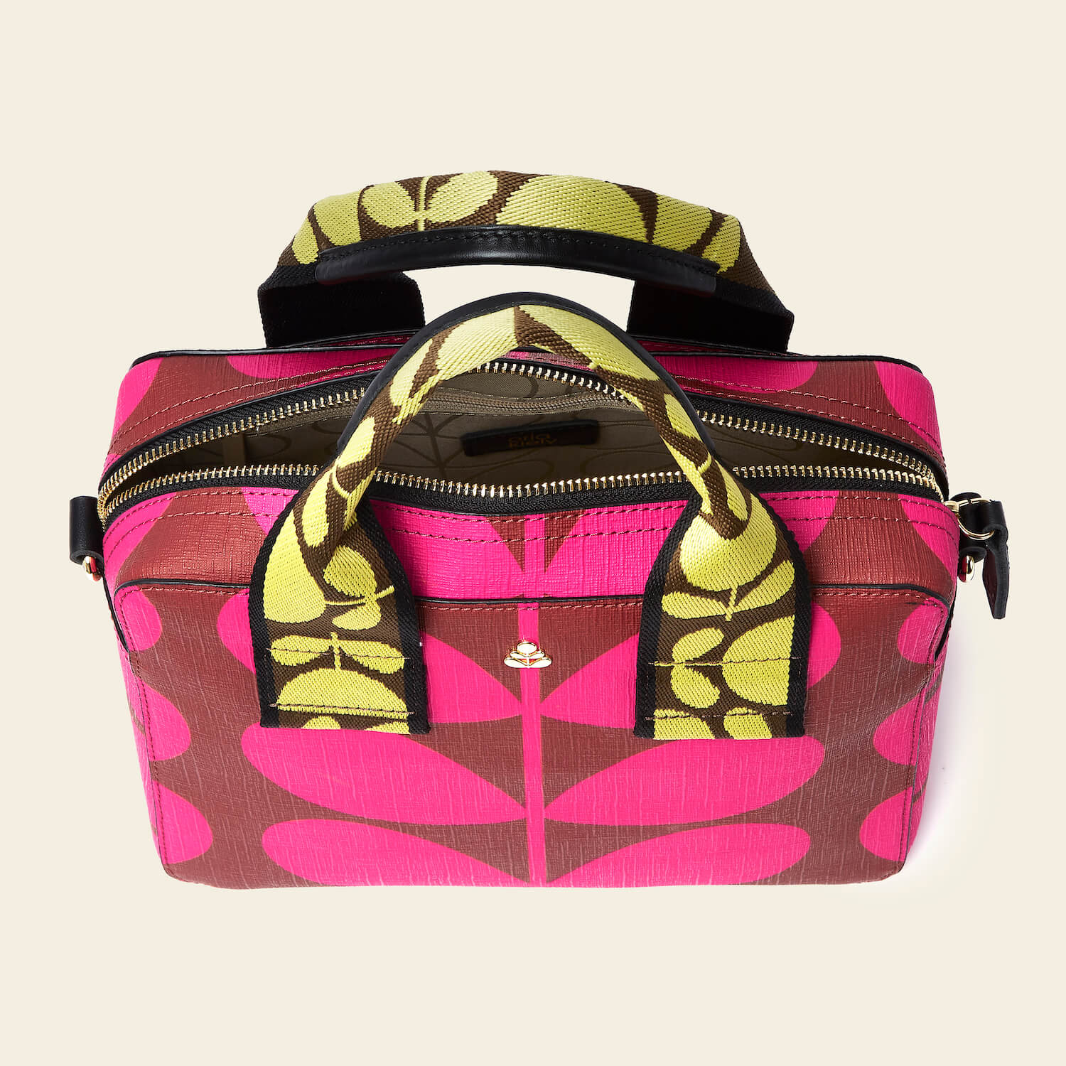 Block Handbag - Solid Stem Cerise - Image 5