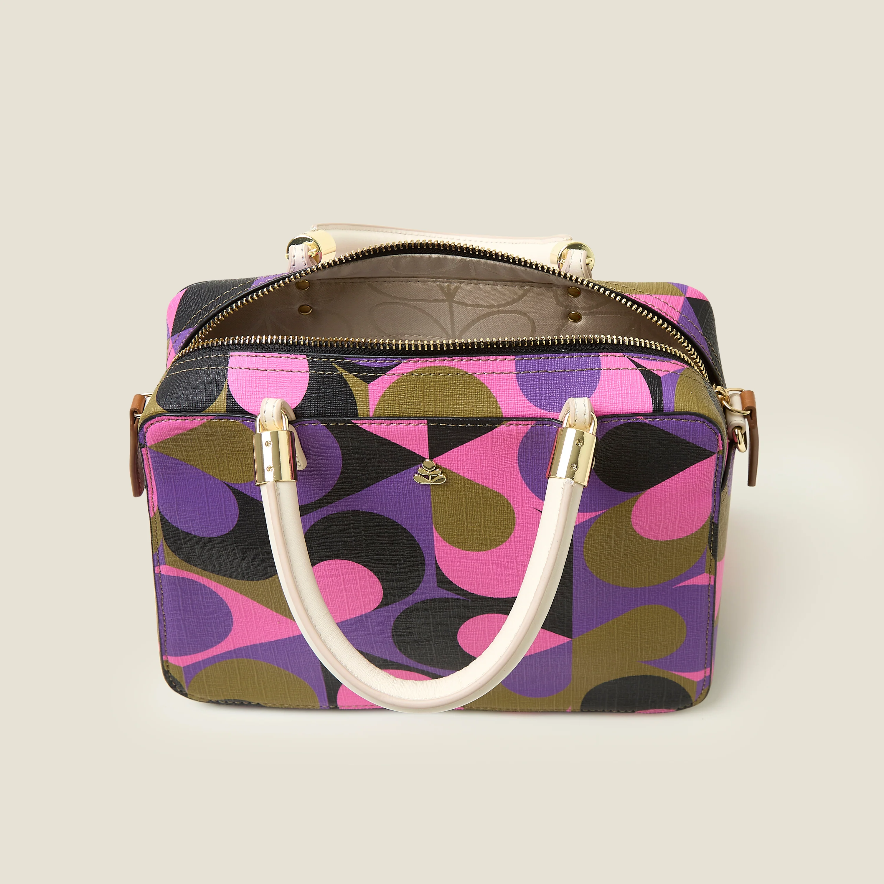 Block Medium Handbag - Kaleidoscope Violet - Image 5