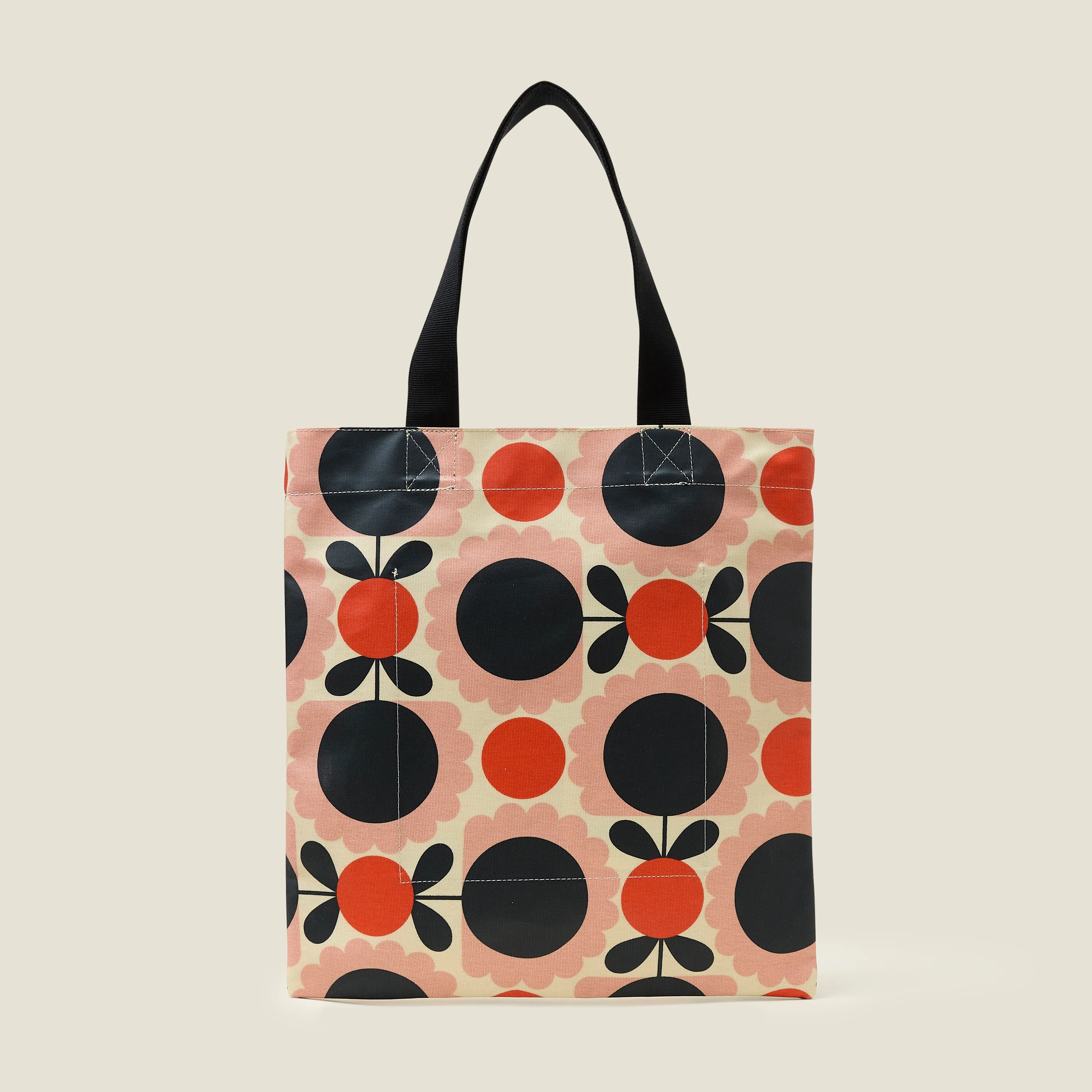 Rollaway Book Bag  - Scallop Flower Spot Blush - Image 2