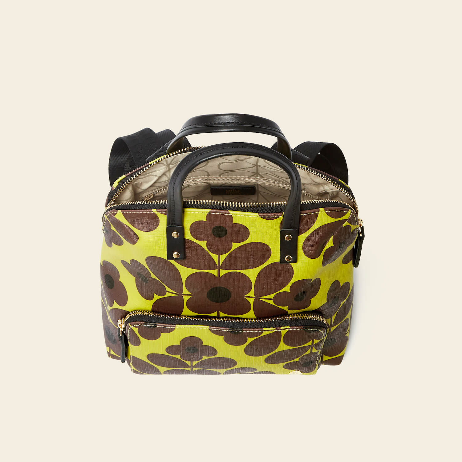 Buddy Backpack - Flower Tile Chartreuse - Image 5