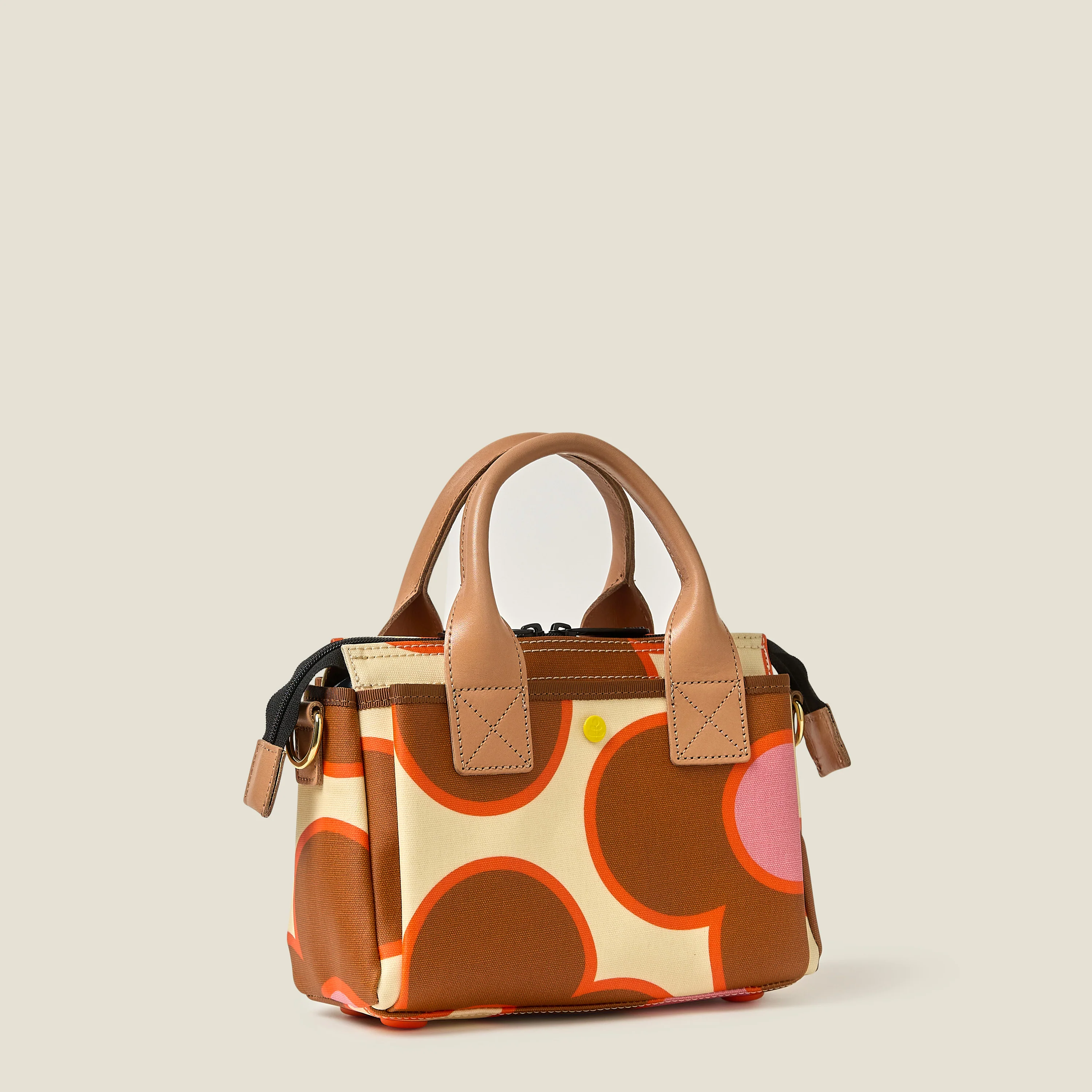 Calder Mini Handbag - Flower Spot Persimmon - Image 4