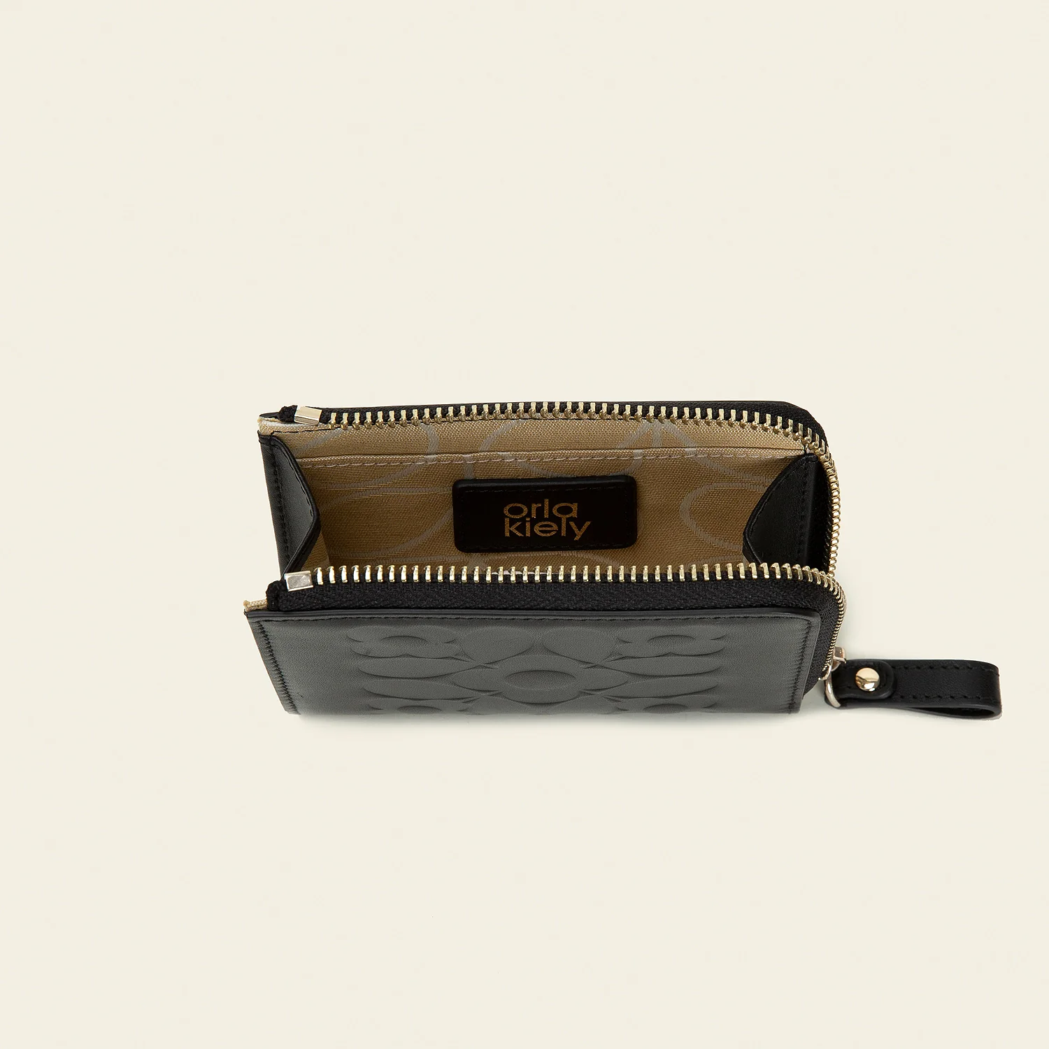 Carla Zip Purse - Black - Image 4