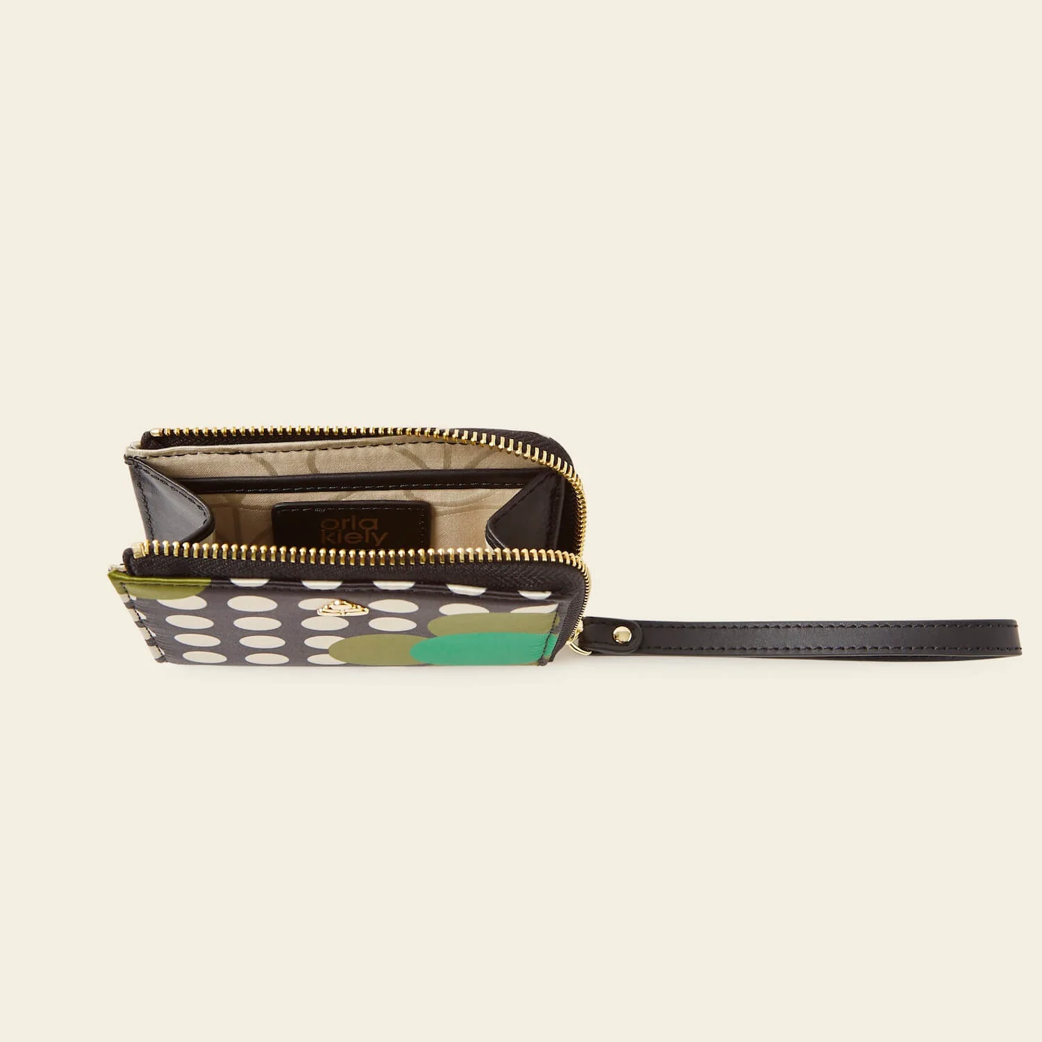 Carla Zip Purse - Jewel Flower Polka Dot - Image 4