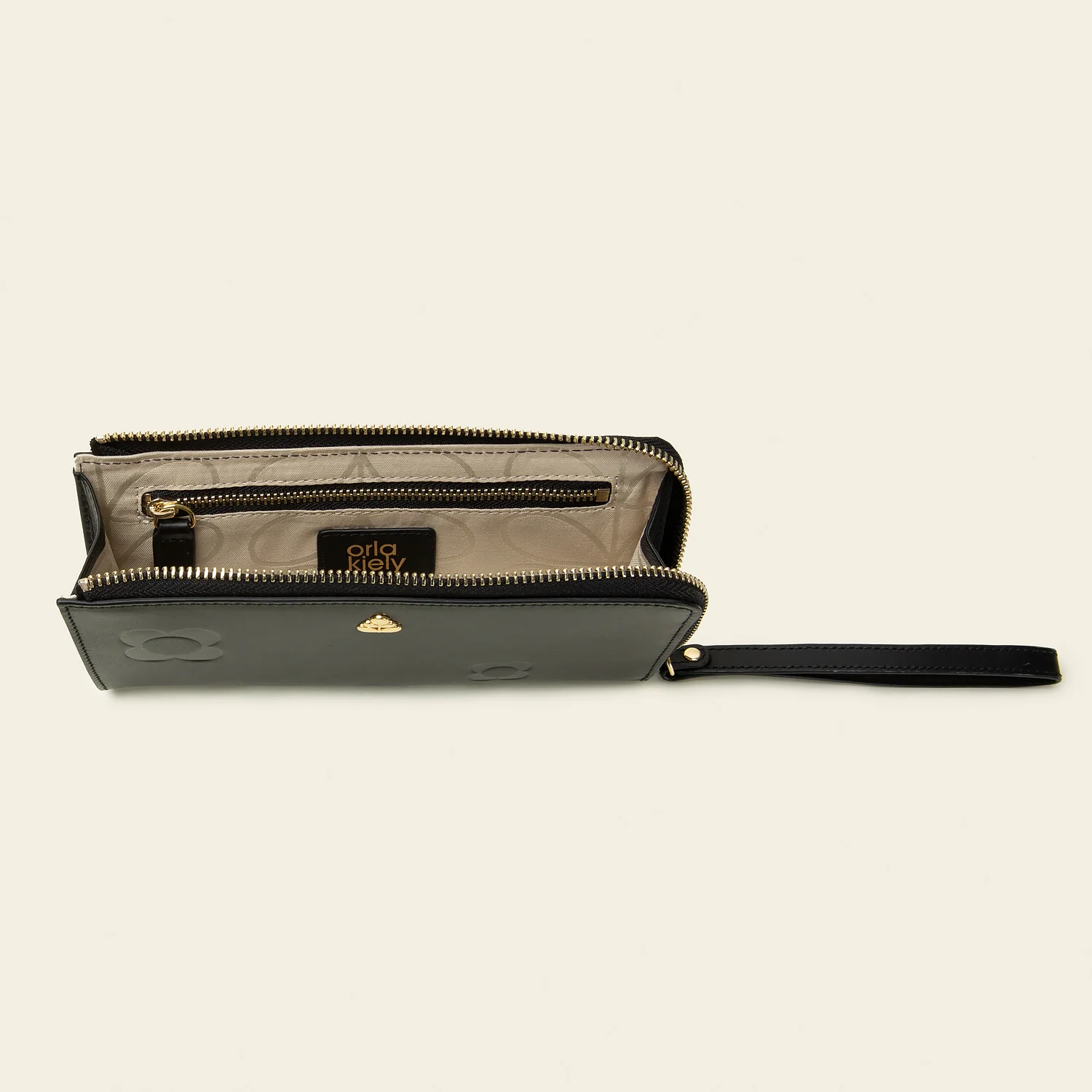 Carrie Long Zip Purse - Scattered Flower Black - Image 4