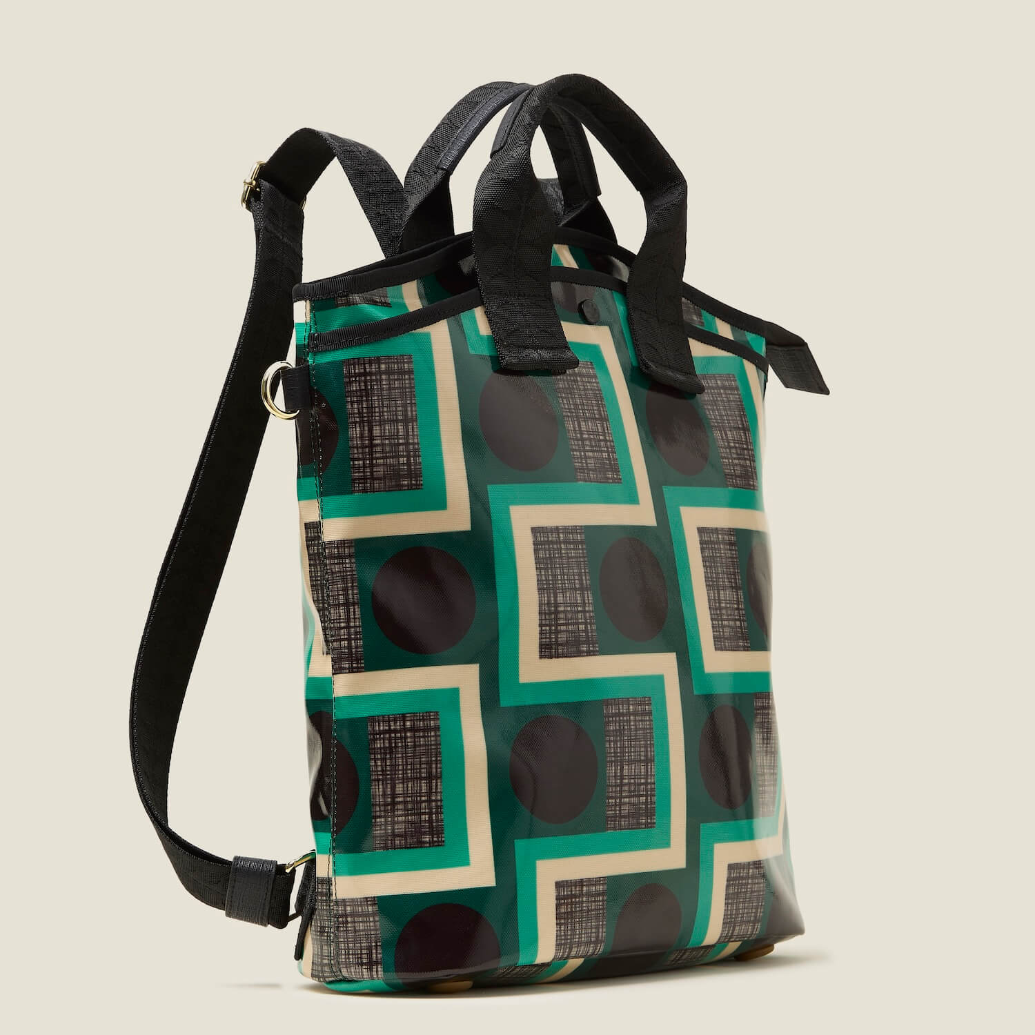 Carry Backpack - Balcony Spot Emerald - Image 3