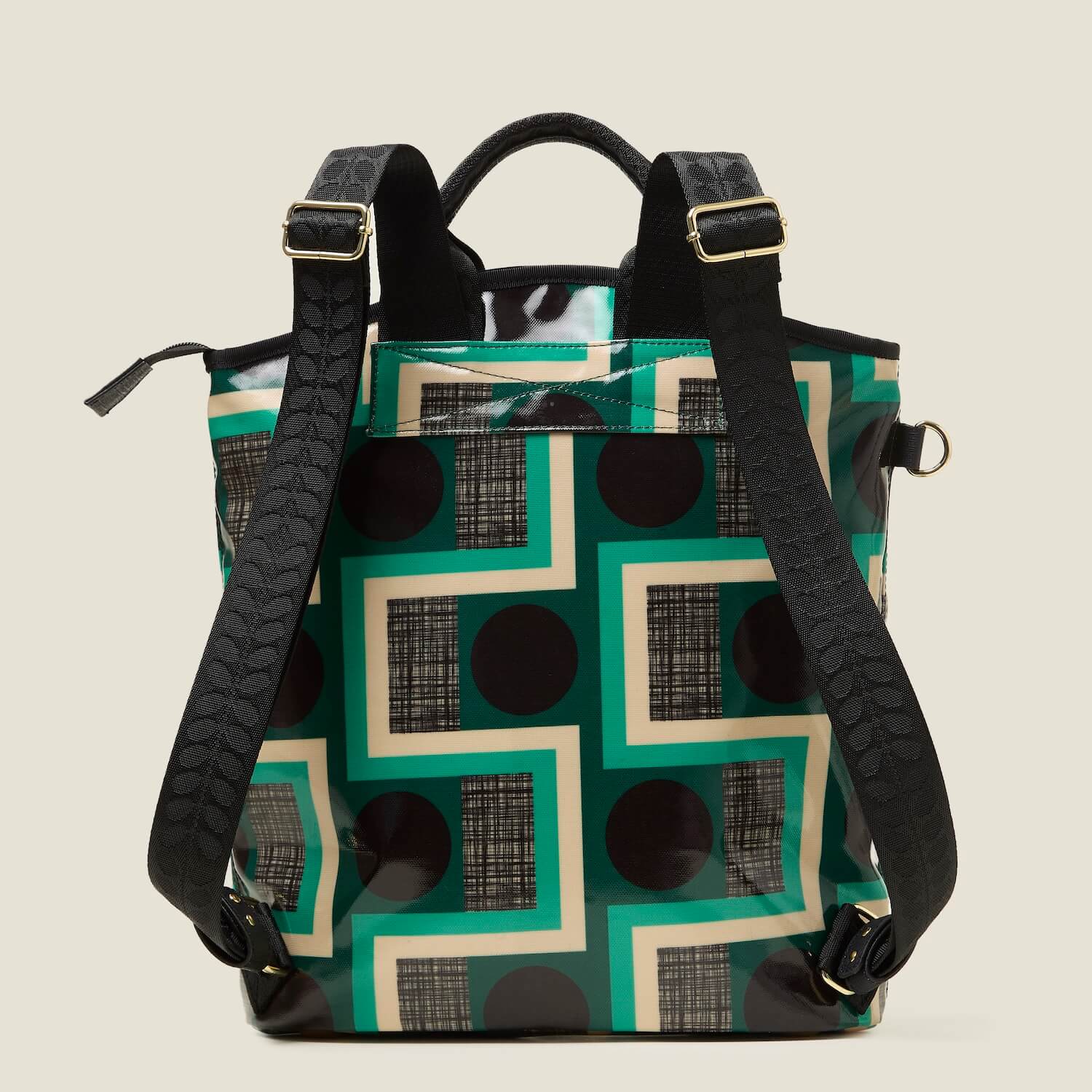 Carry Backpack - Balcony Spot Emerald - Image 4