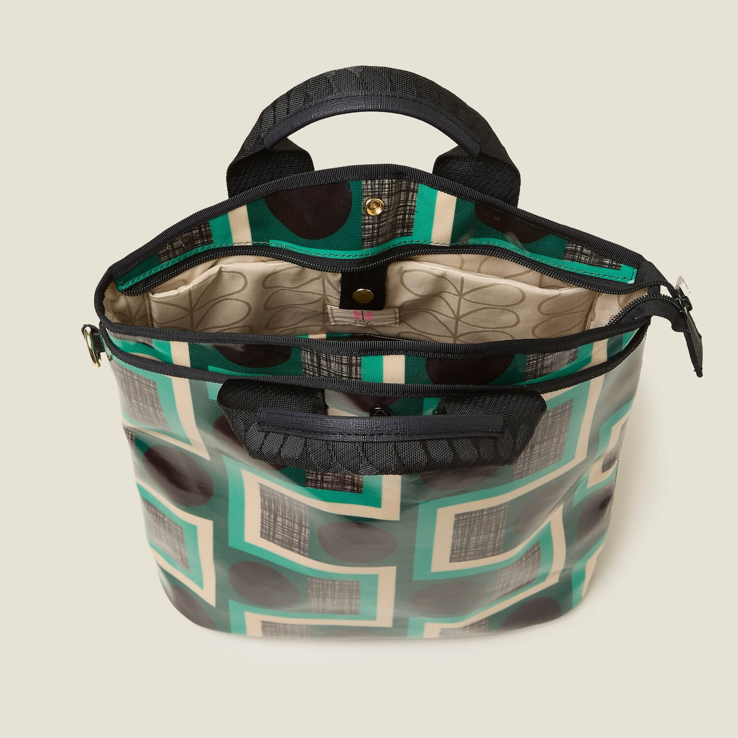 Carry Backpack - Balcony Spot Emerald - Image 5