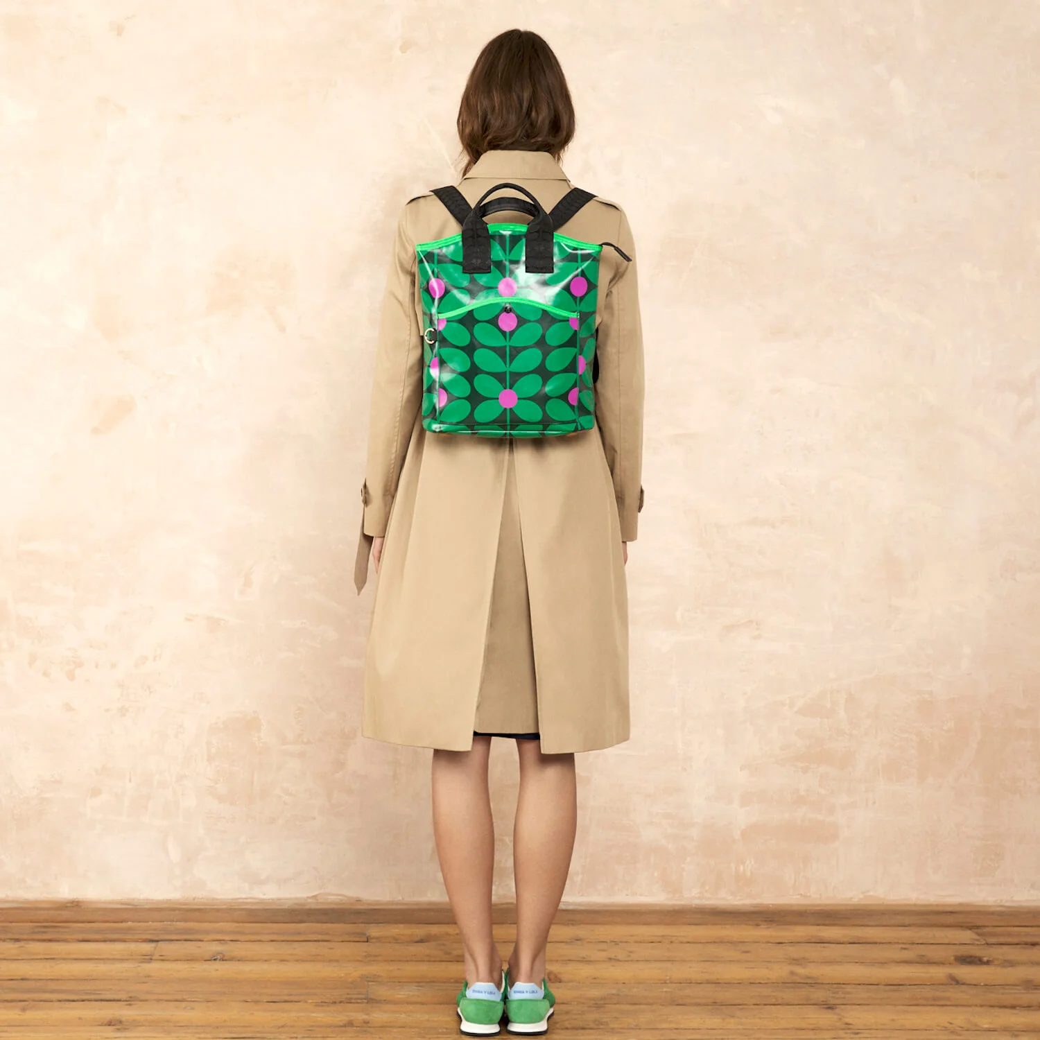 Carry Backpack - Sixties Stem Emerald - Image 2