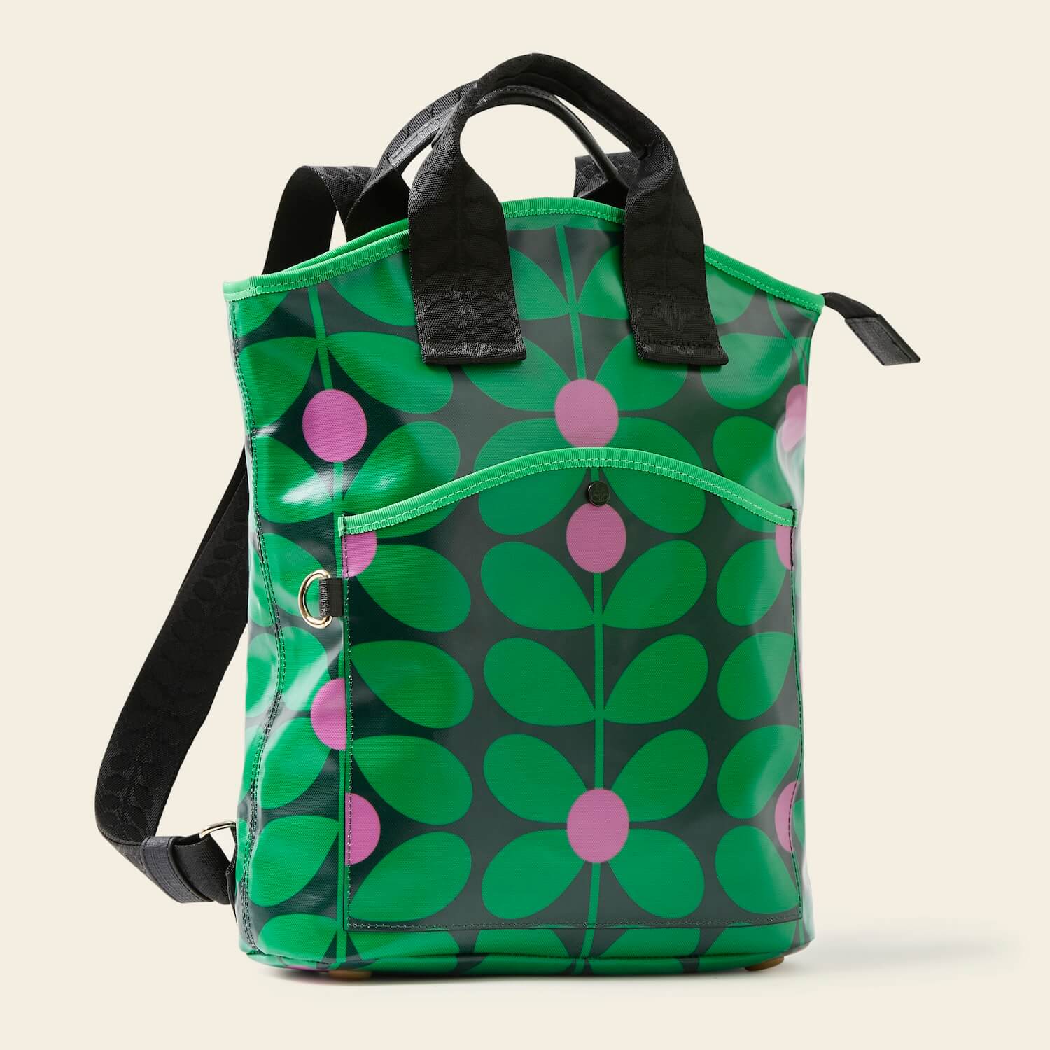 Carry Backpack - Sixties Stem Emerald - Image 3