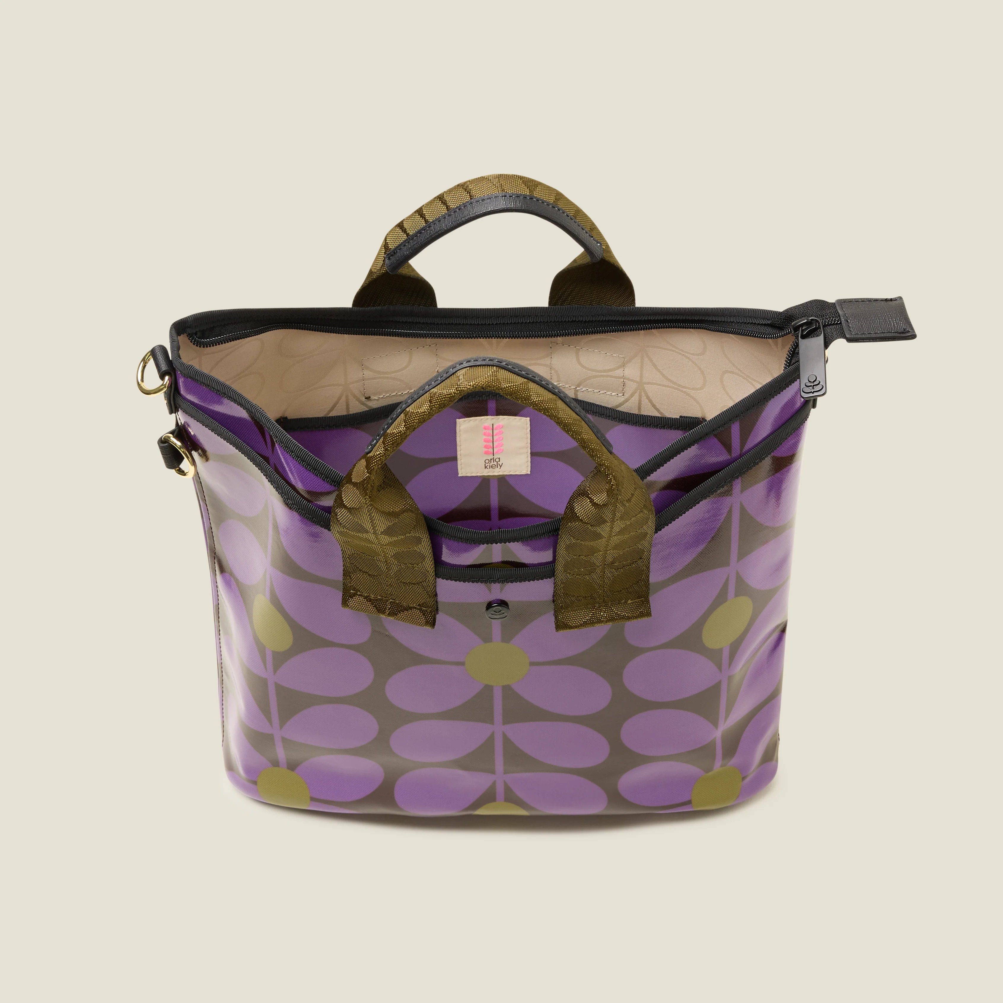 Carry Grab Tote Bag - Sixties Stem Orchid - Image 4