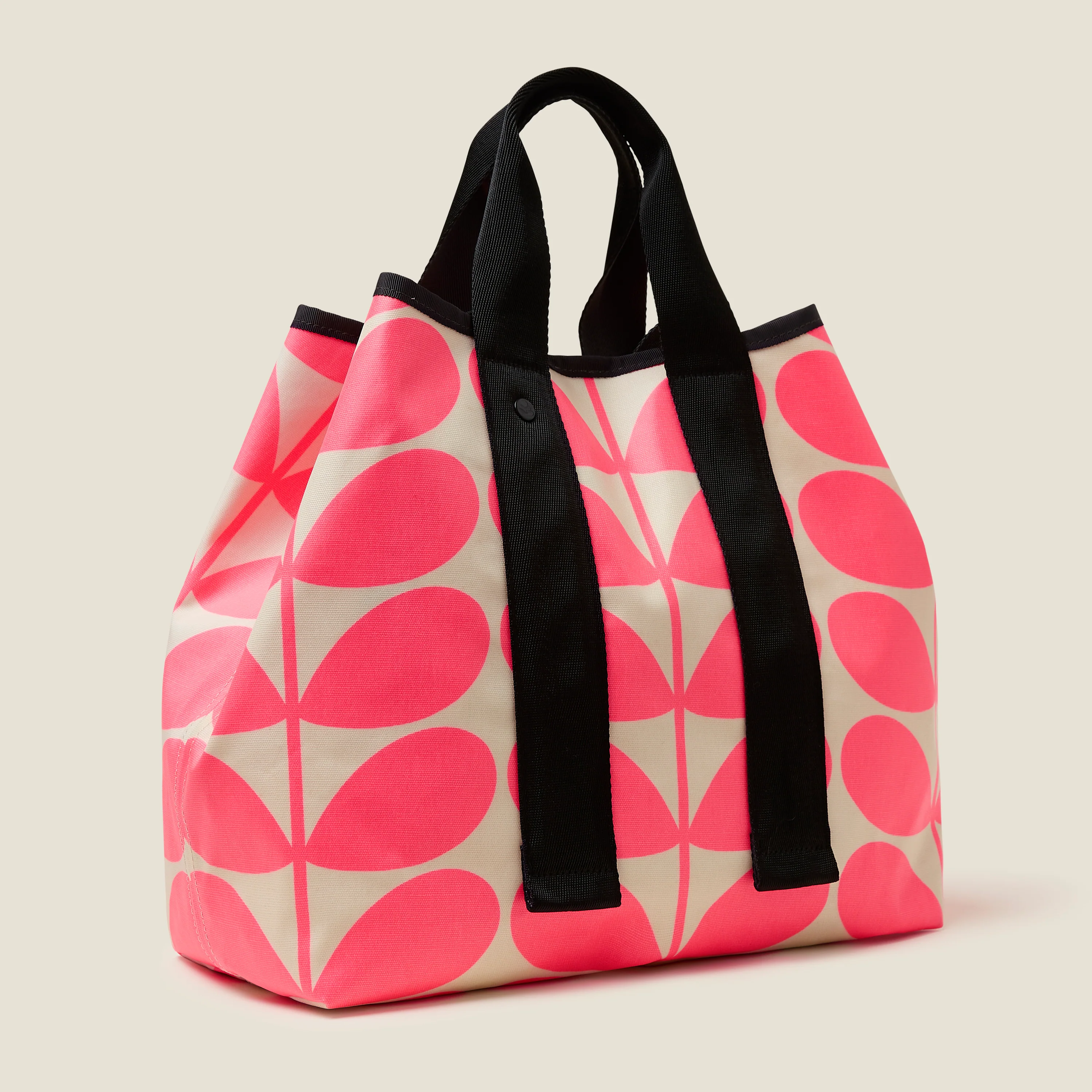 Carryall Basic Tote - Solid Stem Neon Pink - Image 3
