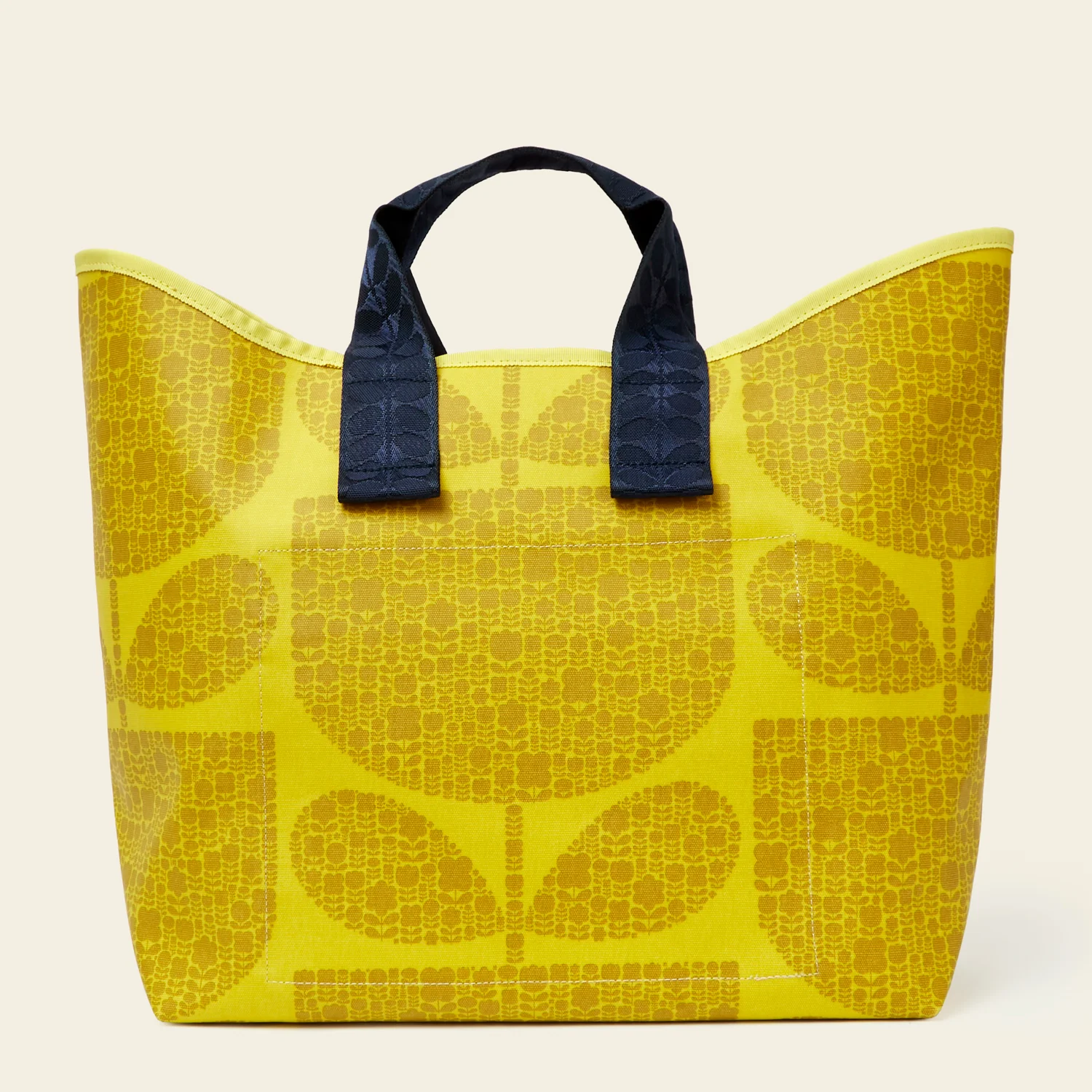 Carryall Large Tote - Block Garden Sunflower - Image 4