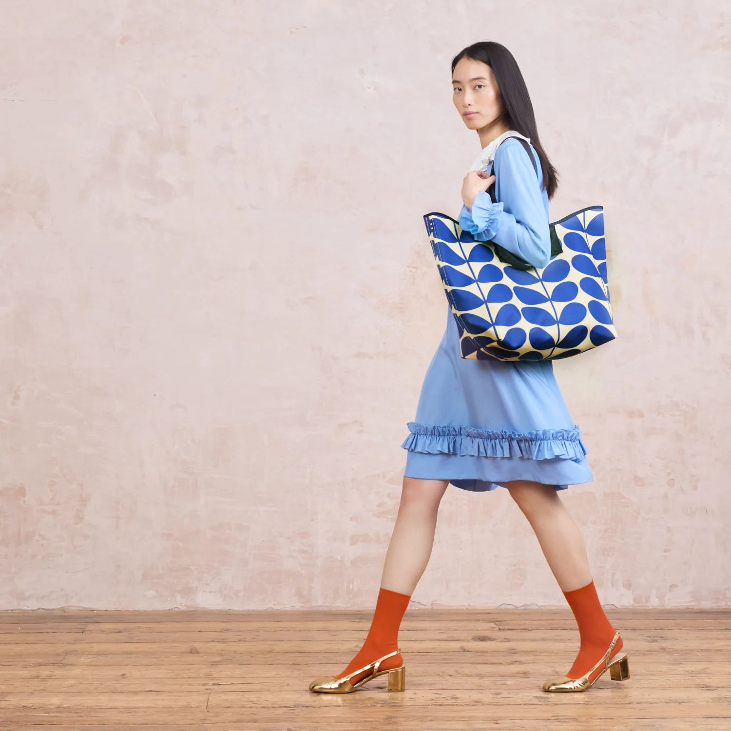 Carryall Large Tote - Solid Stem Indigo - Image 4