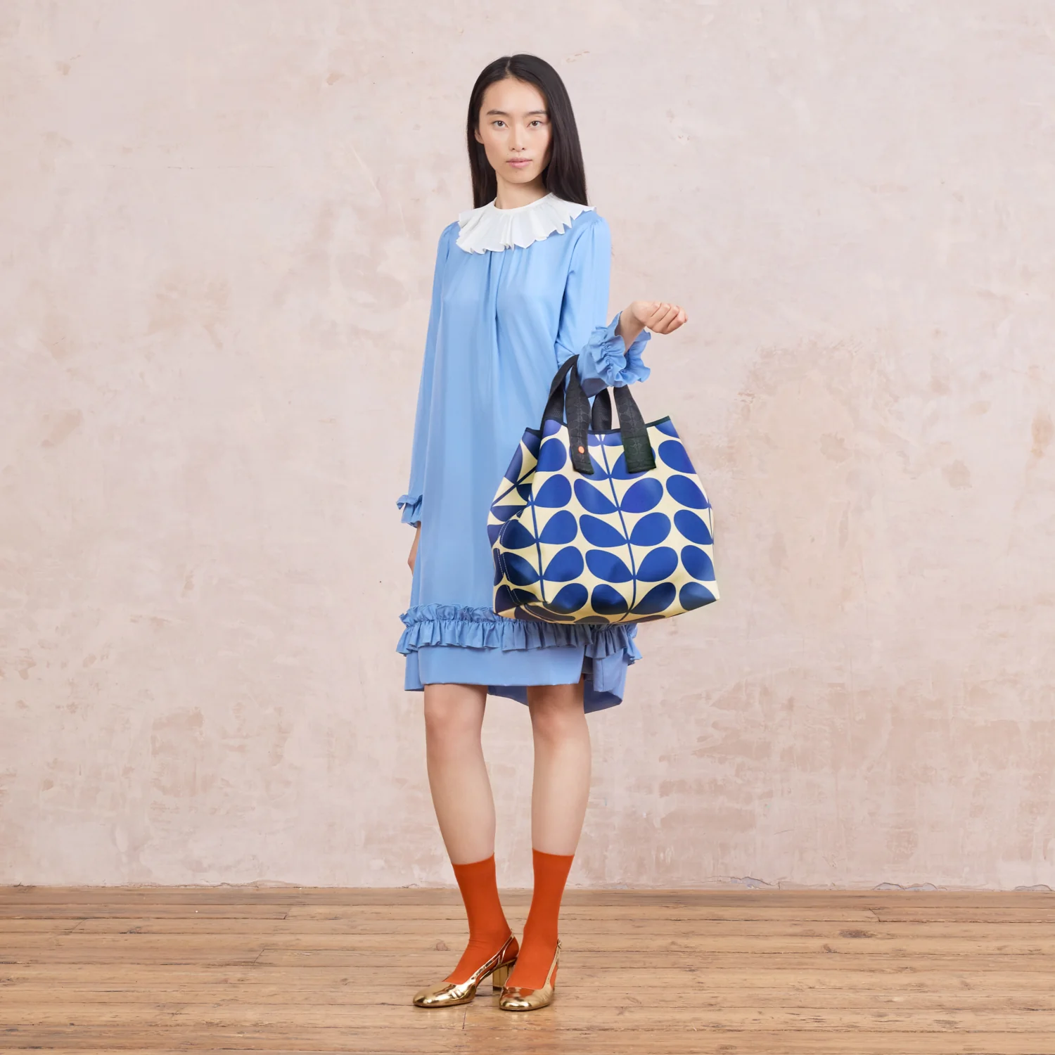Carryall Large Tote - Solid Stem Indigo - Image 7