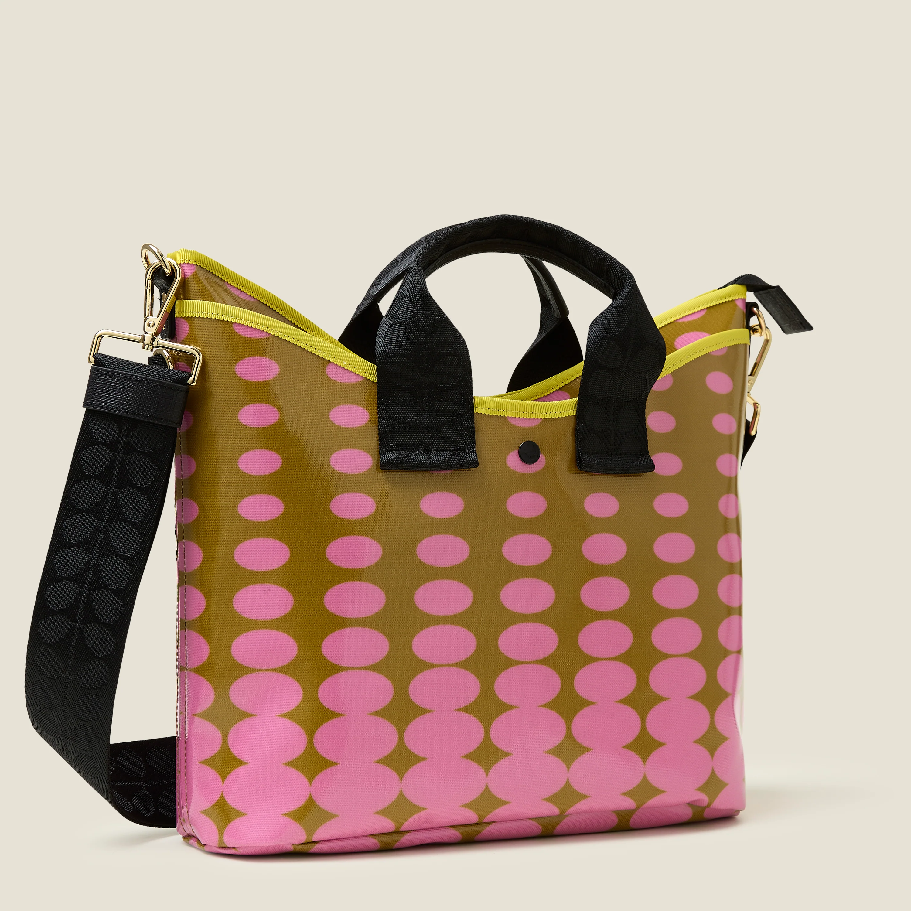 Carrygrab Crossbody - Optical Oval Ochre - Image 3