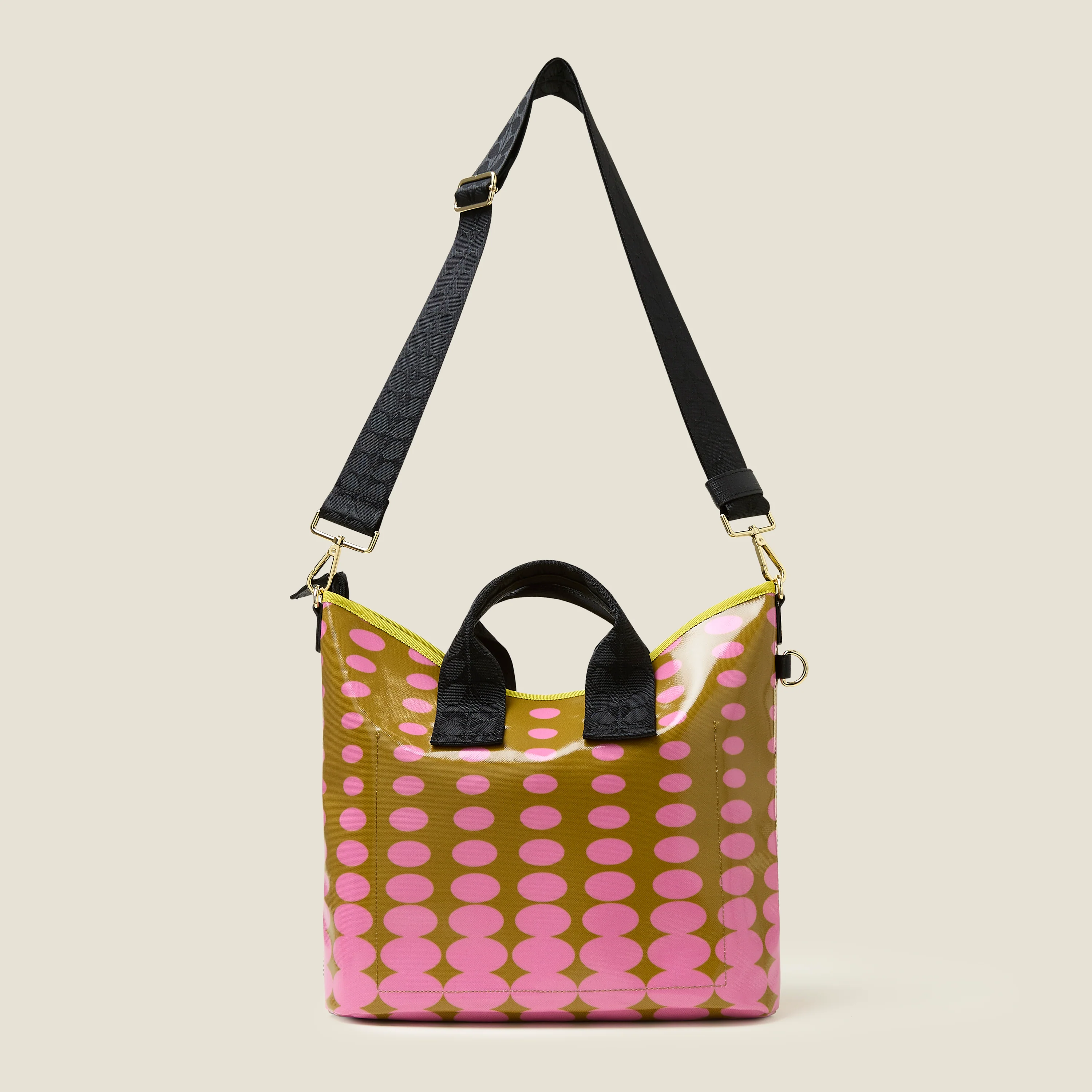 Carrygrab Crossbody - Optical Oval Ochre - Image 4