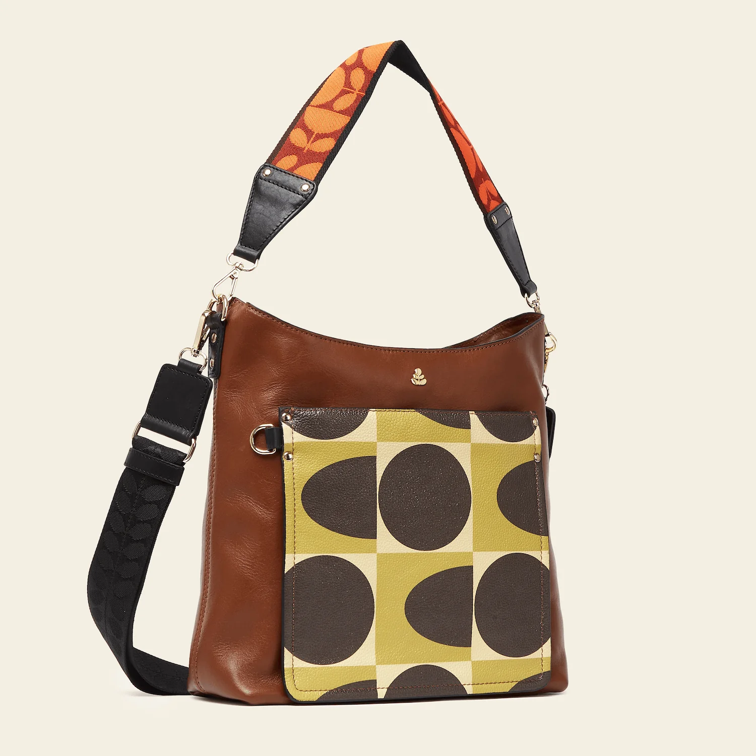 Carrymax Bucket Bag - Chestnut Spot Square - Image 3