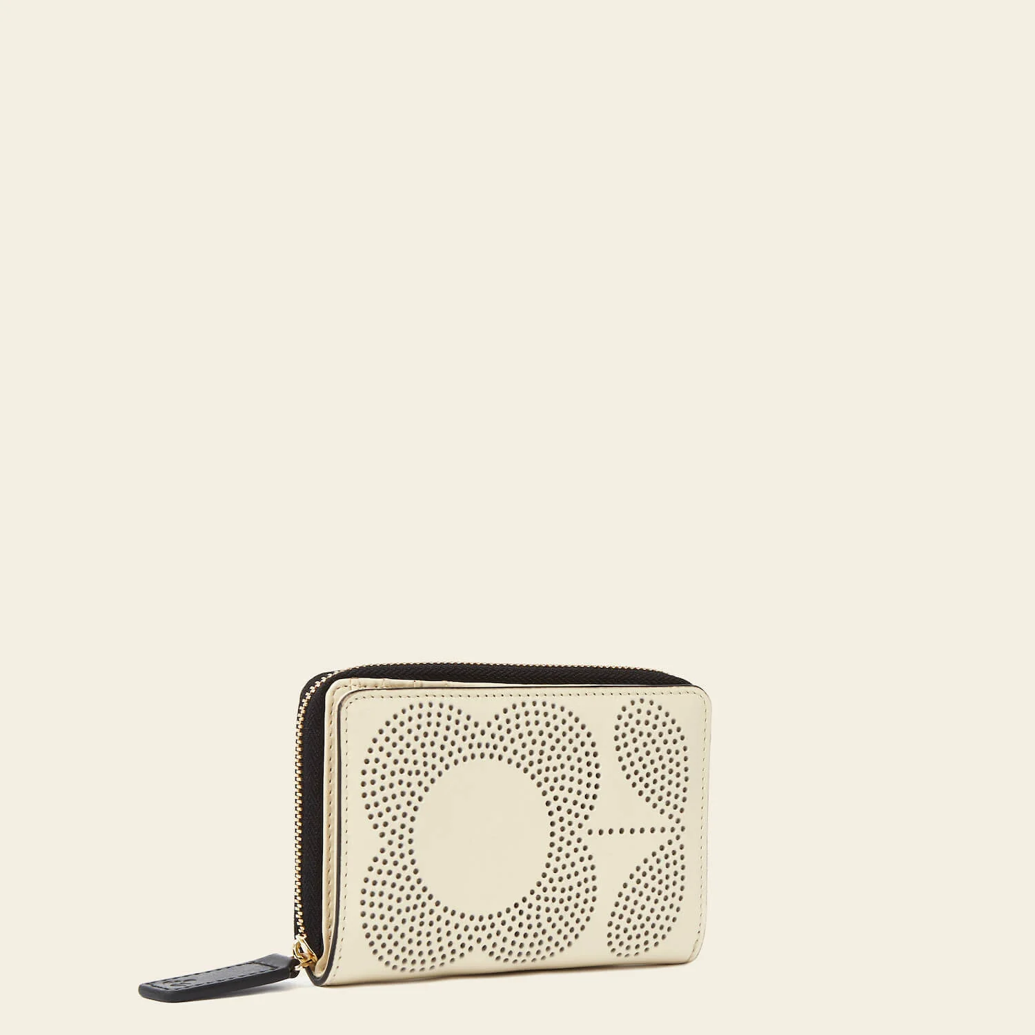 Celia Medium Wallet - Tonal Punched Flower - Image 2