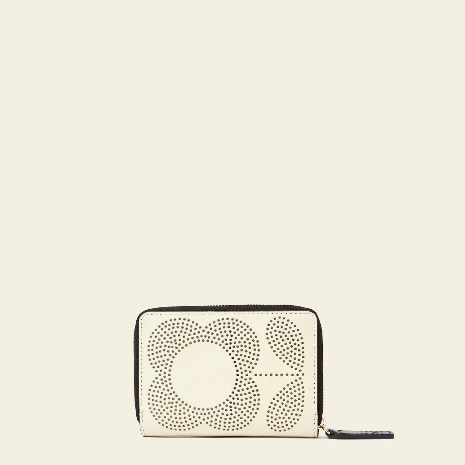 Celia Medium Wallet - Tonal Punched Flower - Image 3