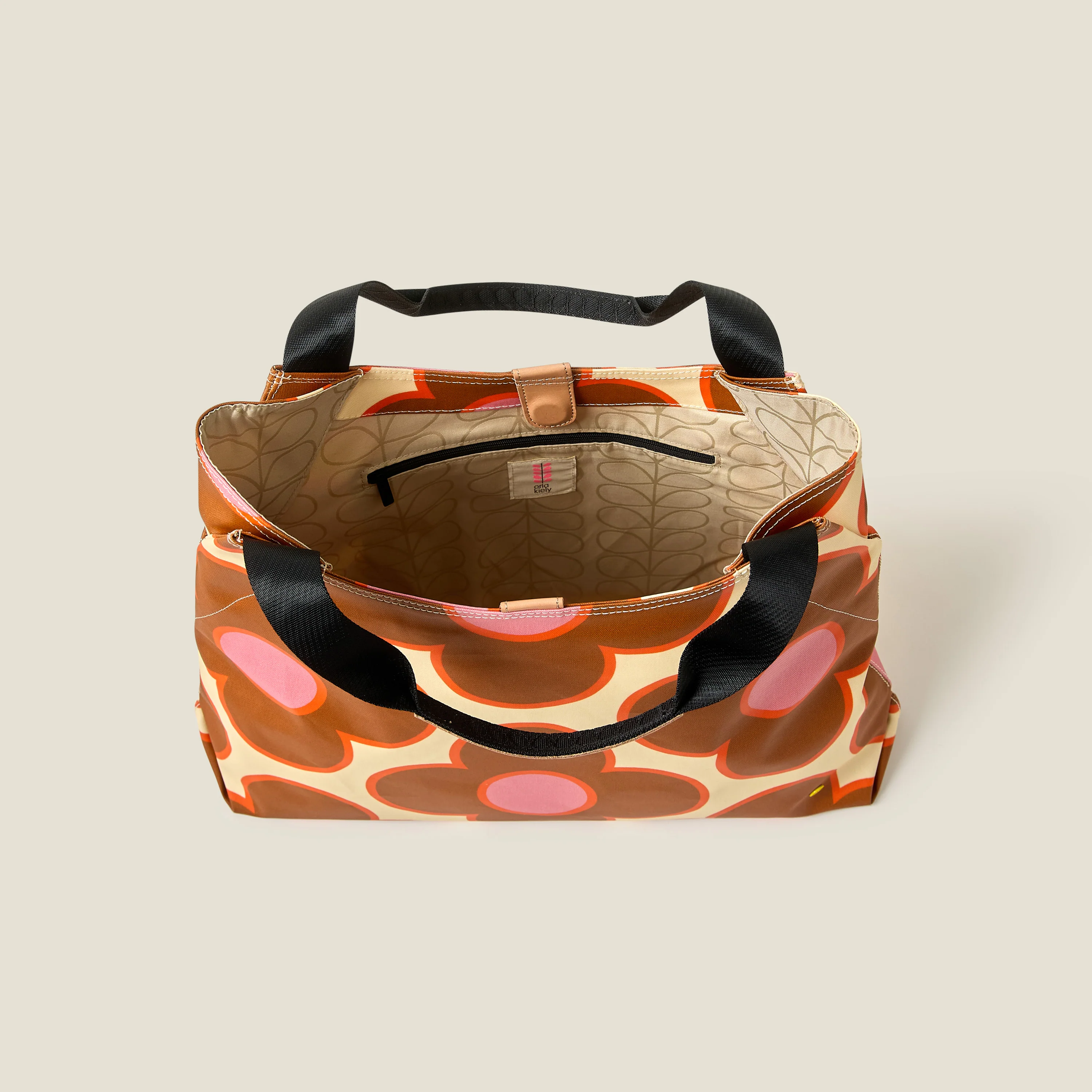 Classic Shoulder Bag - Flower Spot Persimmon - Image 4