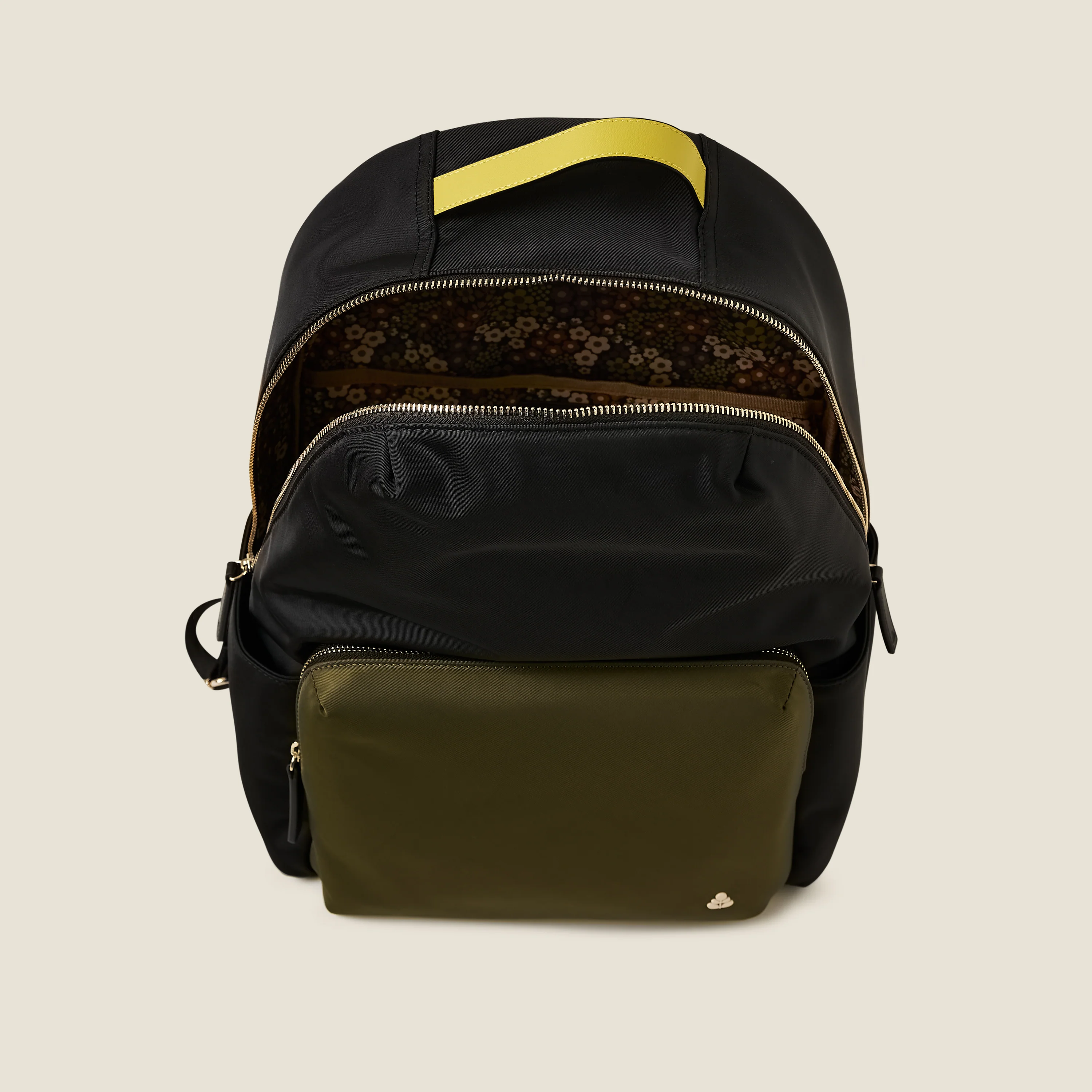Colourblock Backpack - Black - Image 4