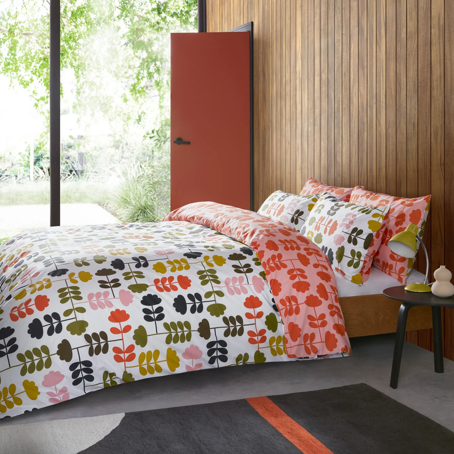 Cut Stem Bed Linen Set - Paprika - Image 3