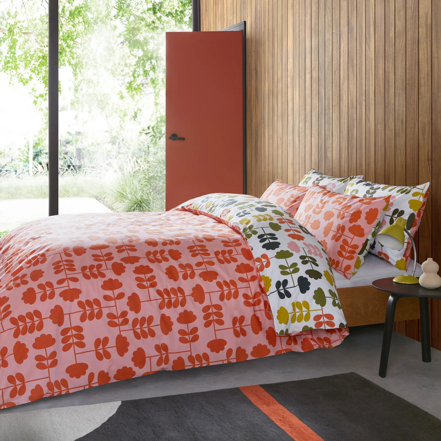 Cut Stem Bed Linen Set - Paprika - Image 4