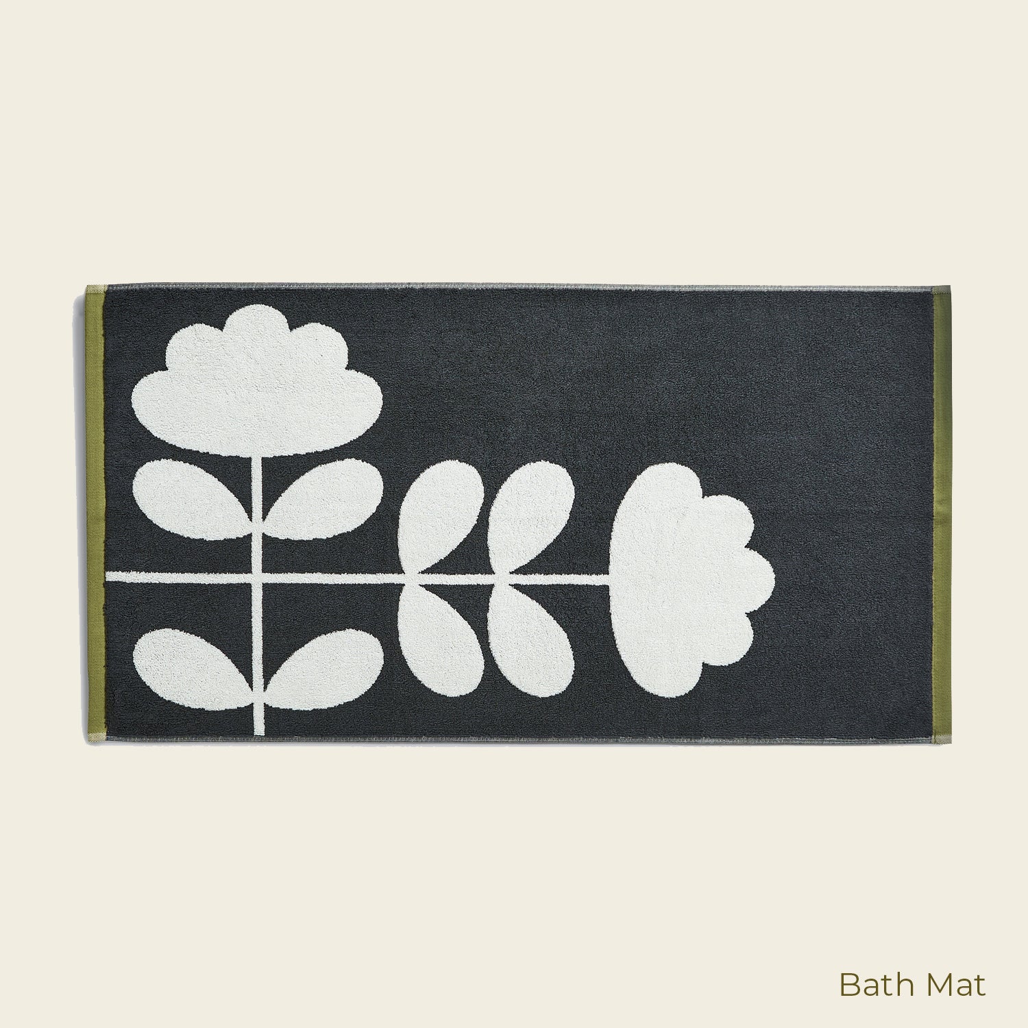 Cut Stem Towels Moss/Charcoal - Image 6