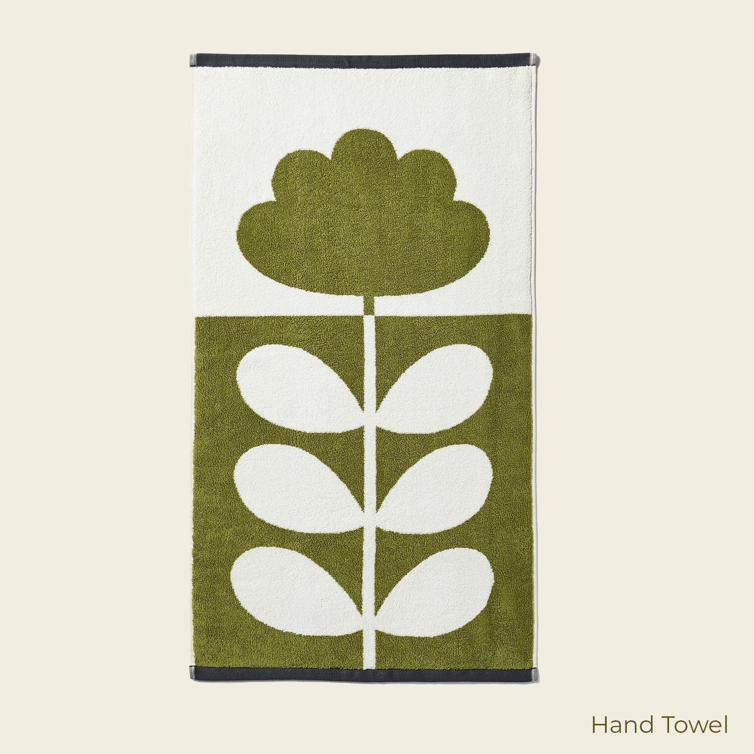 Cut Stem Towels Moss/Charcoal - Image 7