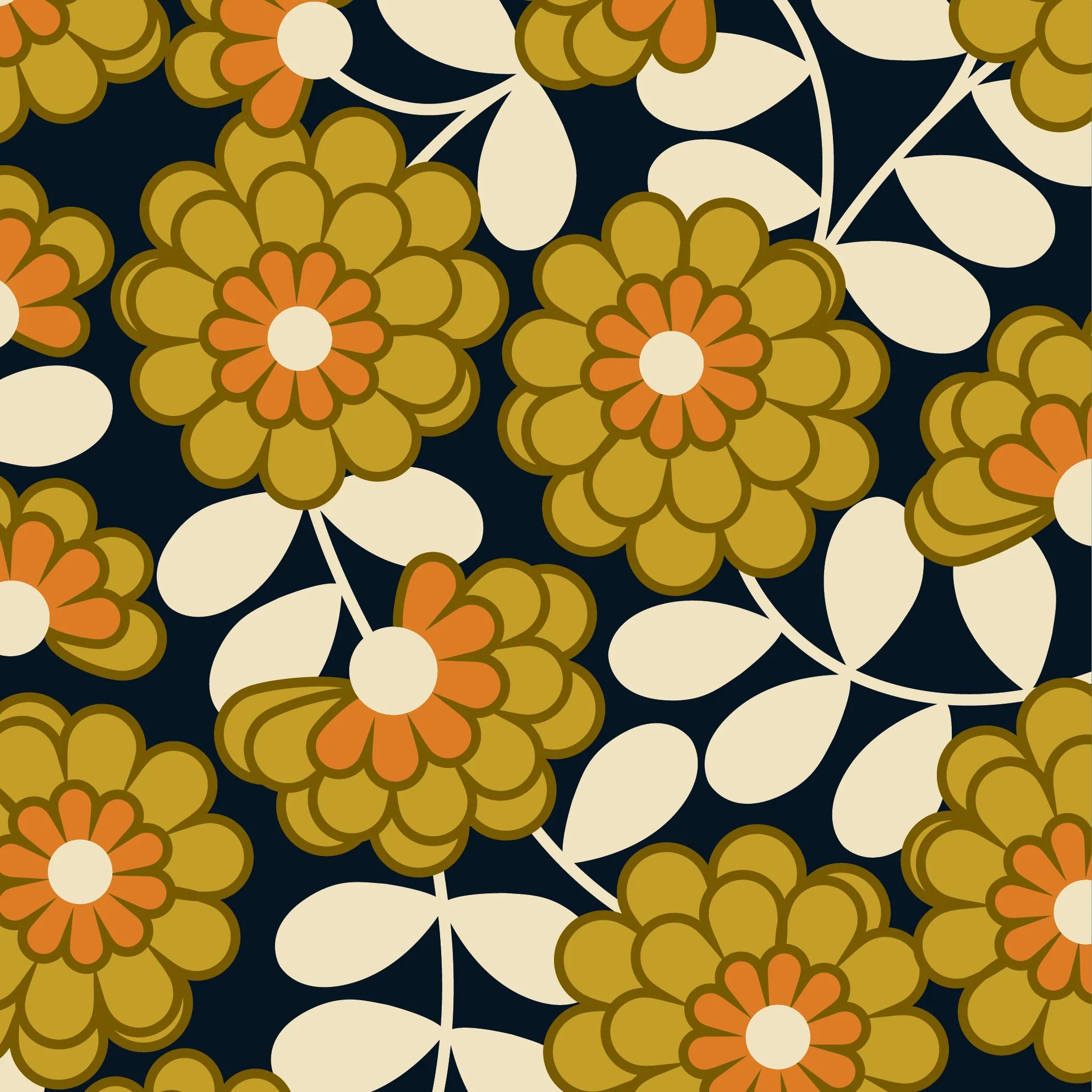 Dahlia Wallpaper - 70cm x 10m ROW - Image 2
