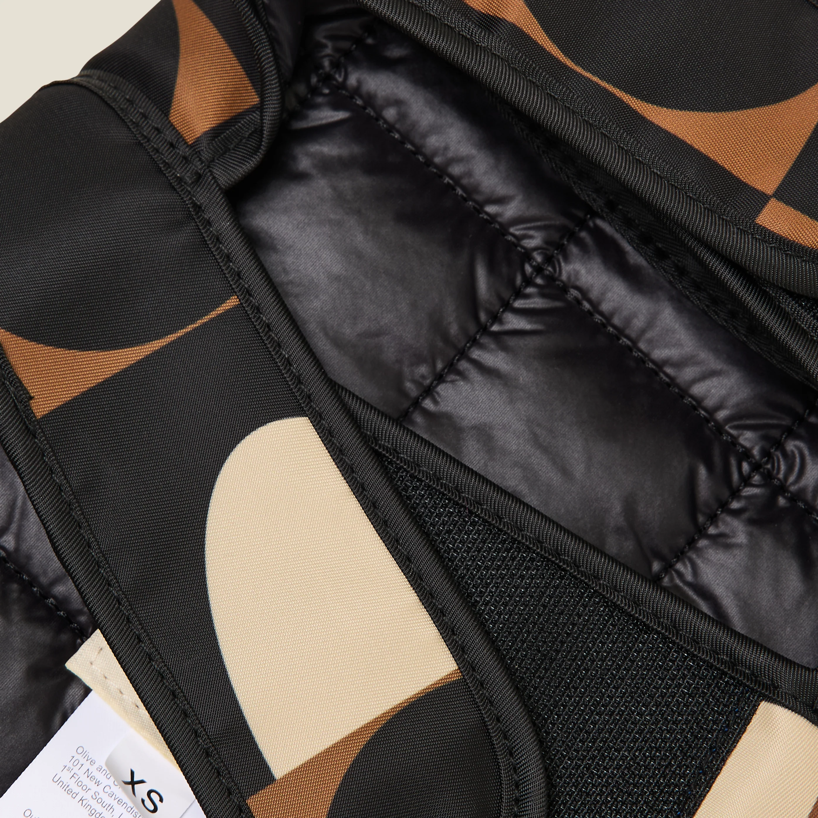 Dog Coat - Spot Square Mocha - Image 6