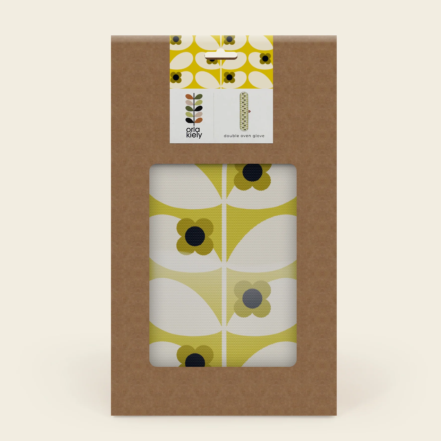 Double Oven Mitt - Wild Rose Stem Dandelion - Image 4