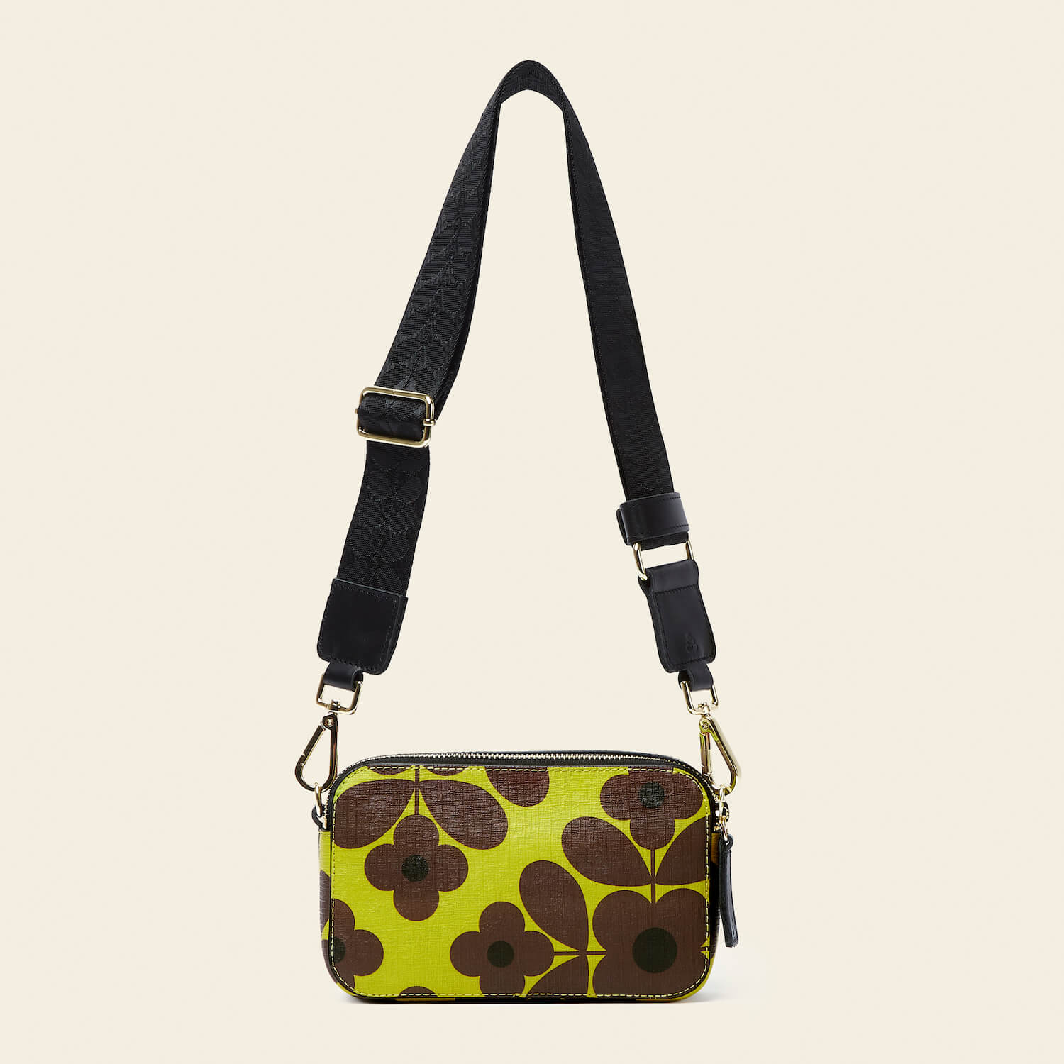Duo Crossbody - Flower Tile Chartreuse - Image 4