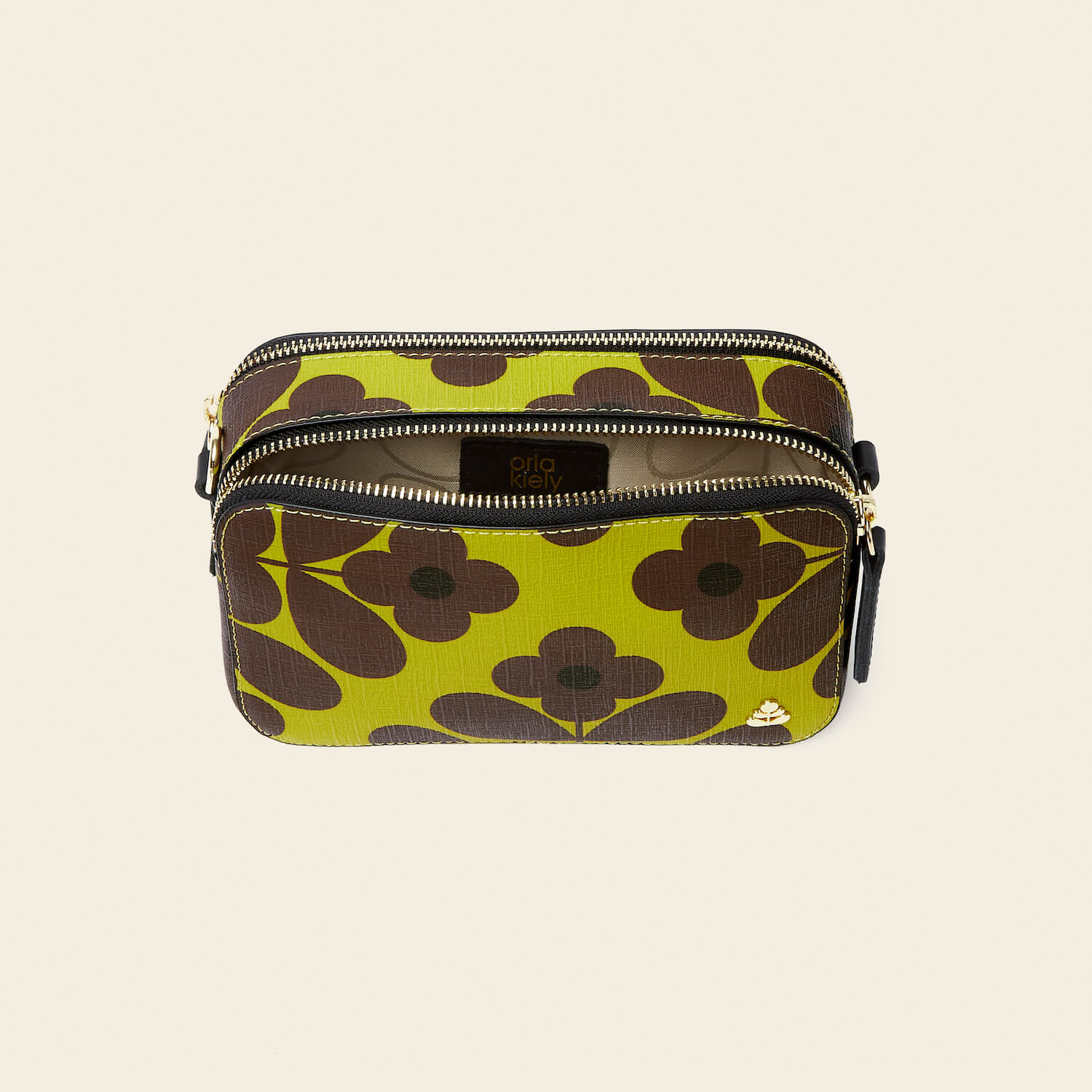 Duo Crossbody - Flower Tile Chartreuse - Image 5