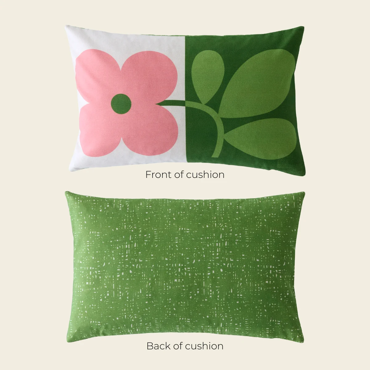 Floret Cushion - Bubblegum Basil - Image 3